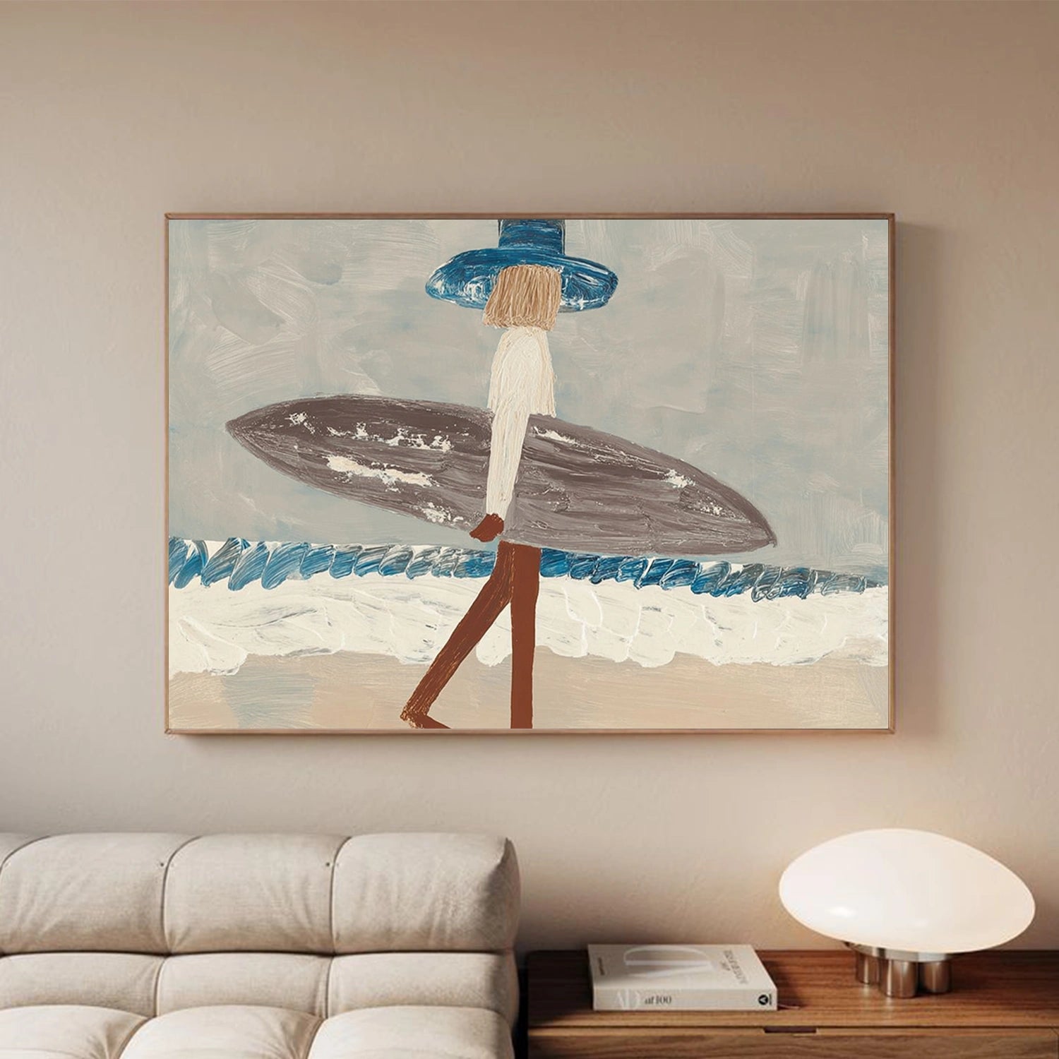 Abstract Portrait Canvas Art #AE097