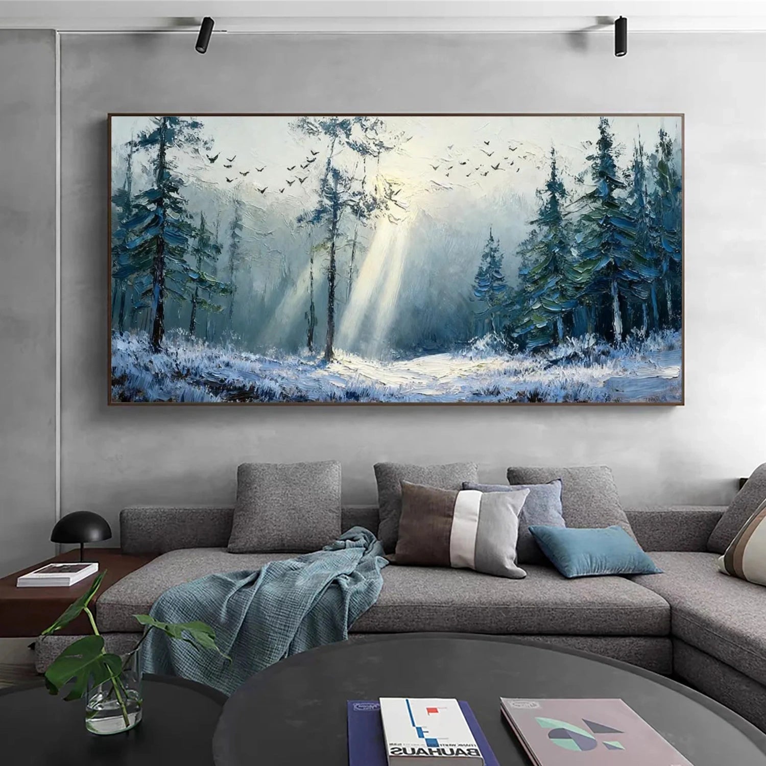 Tree Abstract Textured Wall Art #TP079