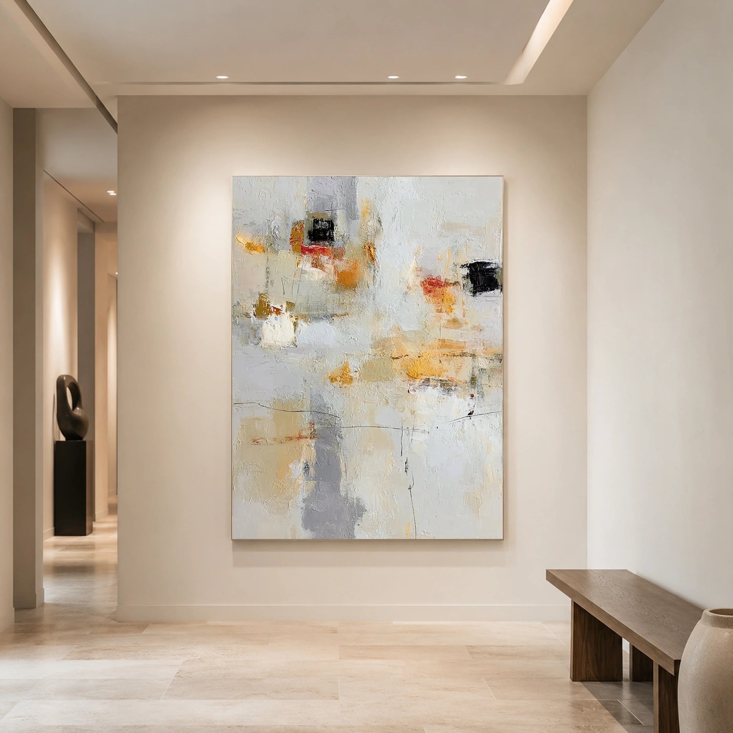 Abstract Textured Wall Art #AT165