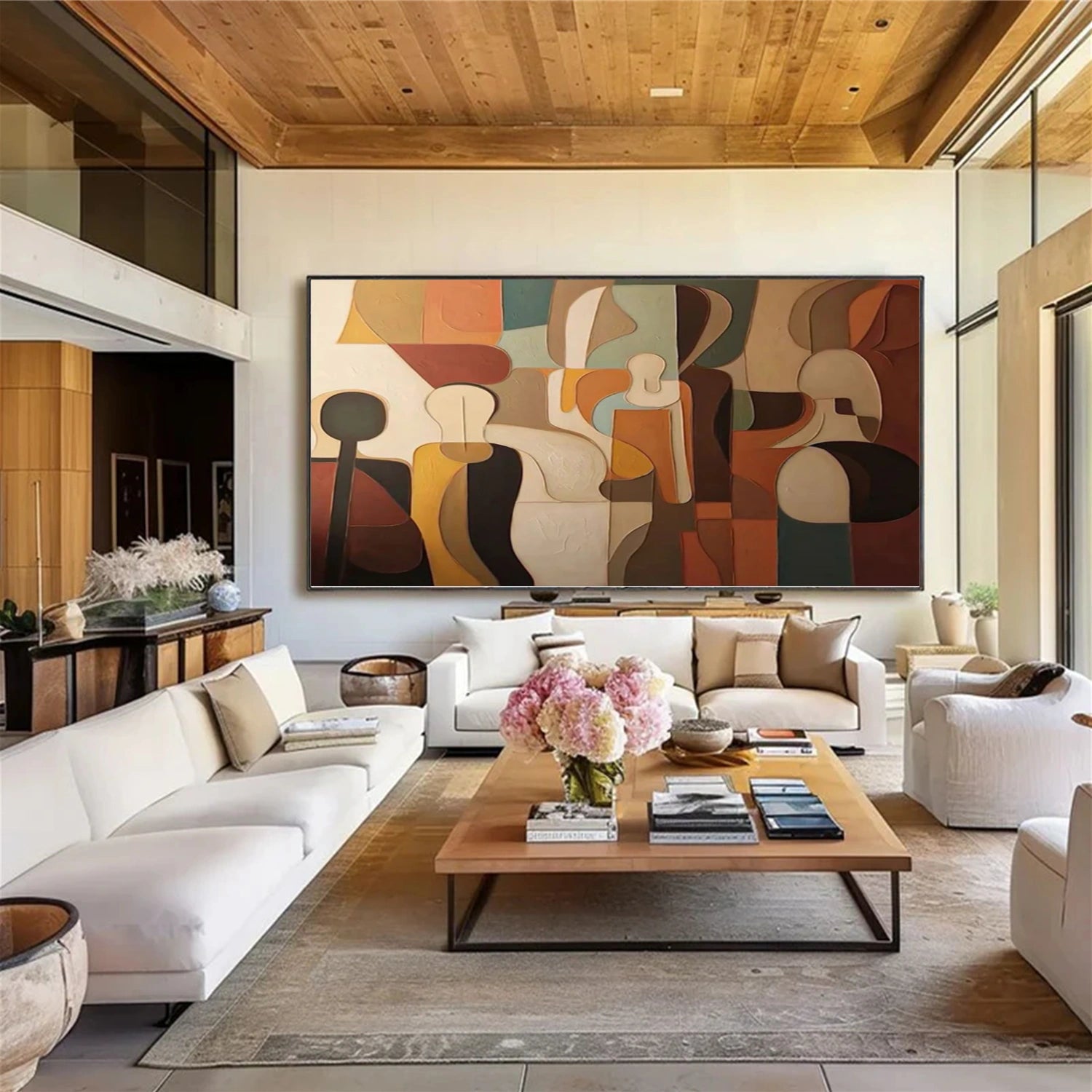 Abstract Canvas Wall Art #AP292