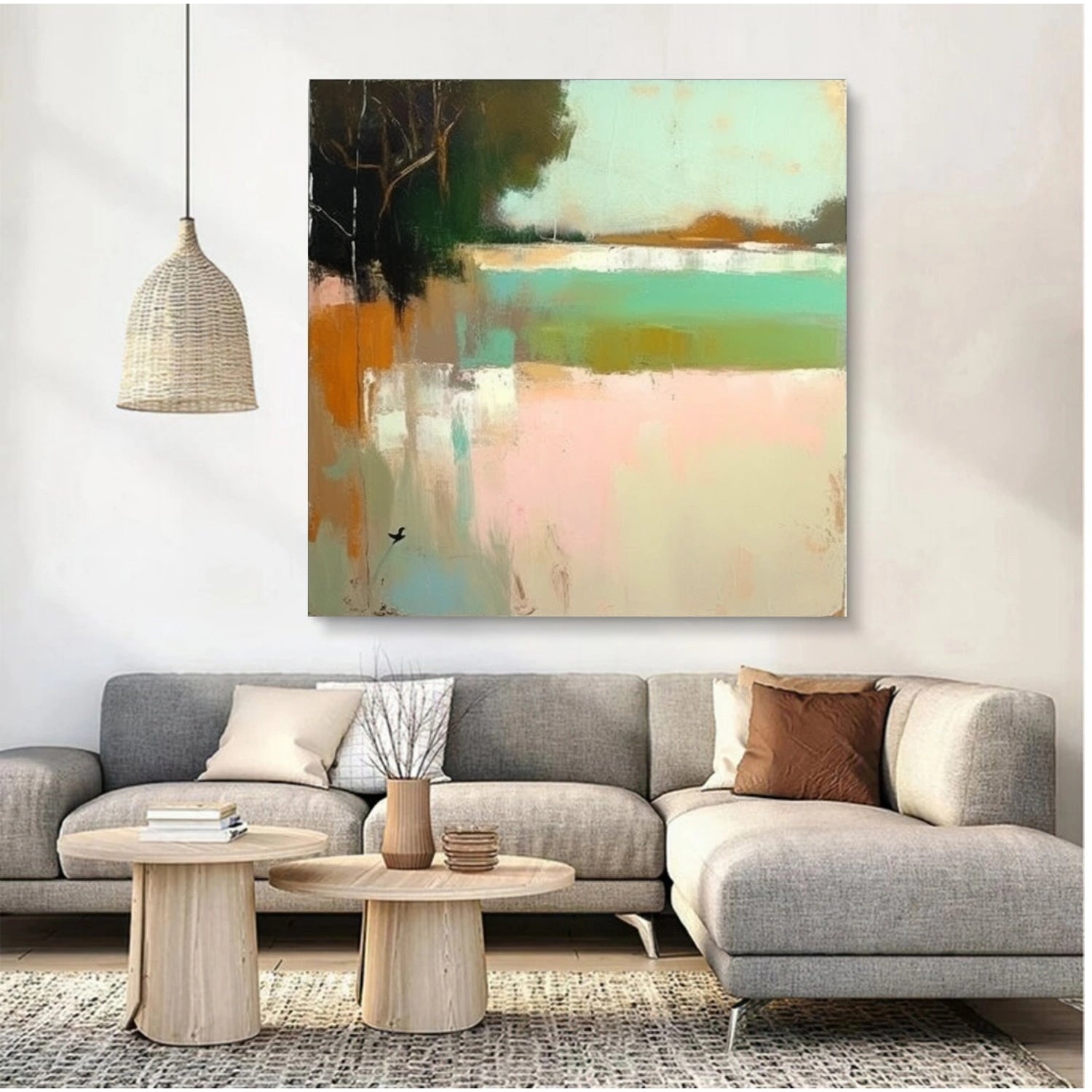 Colorful Abstract Canvas Wall Art #AP250