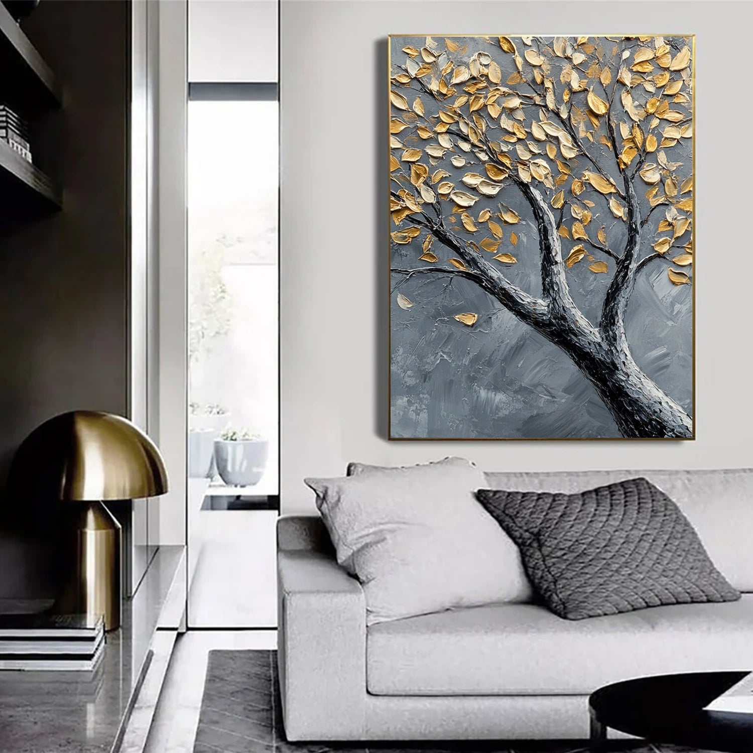 Tree Abstract Textured Wall Art #TP060