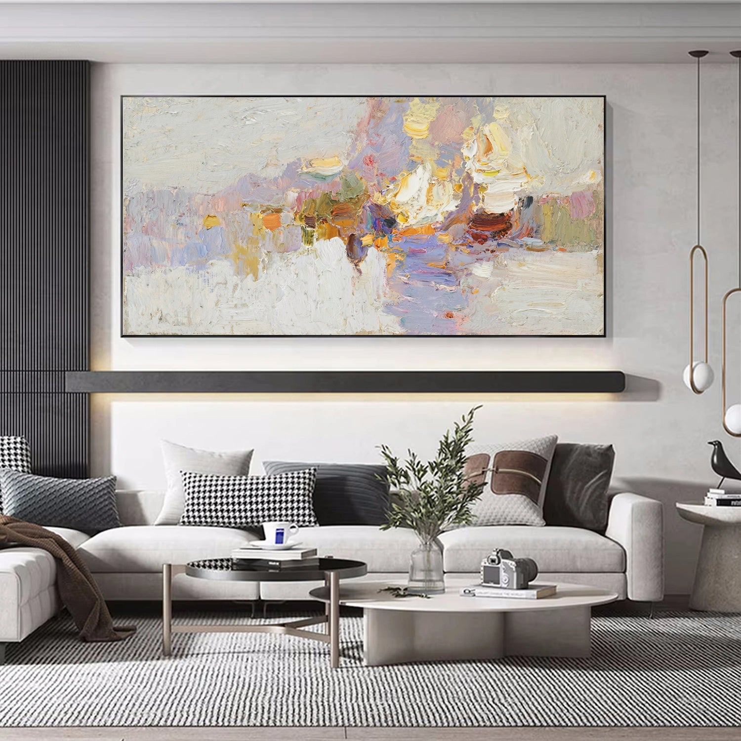 Colorful Abstract Canvas Wall Art #AP274