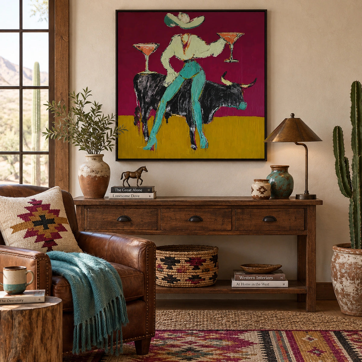 American Western Cowboy Art #VT261
