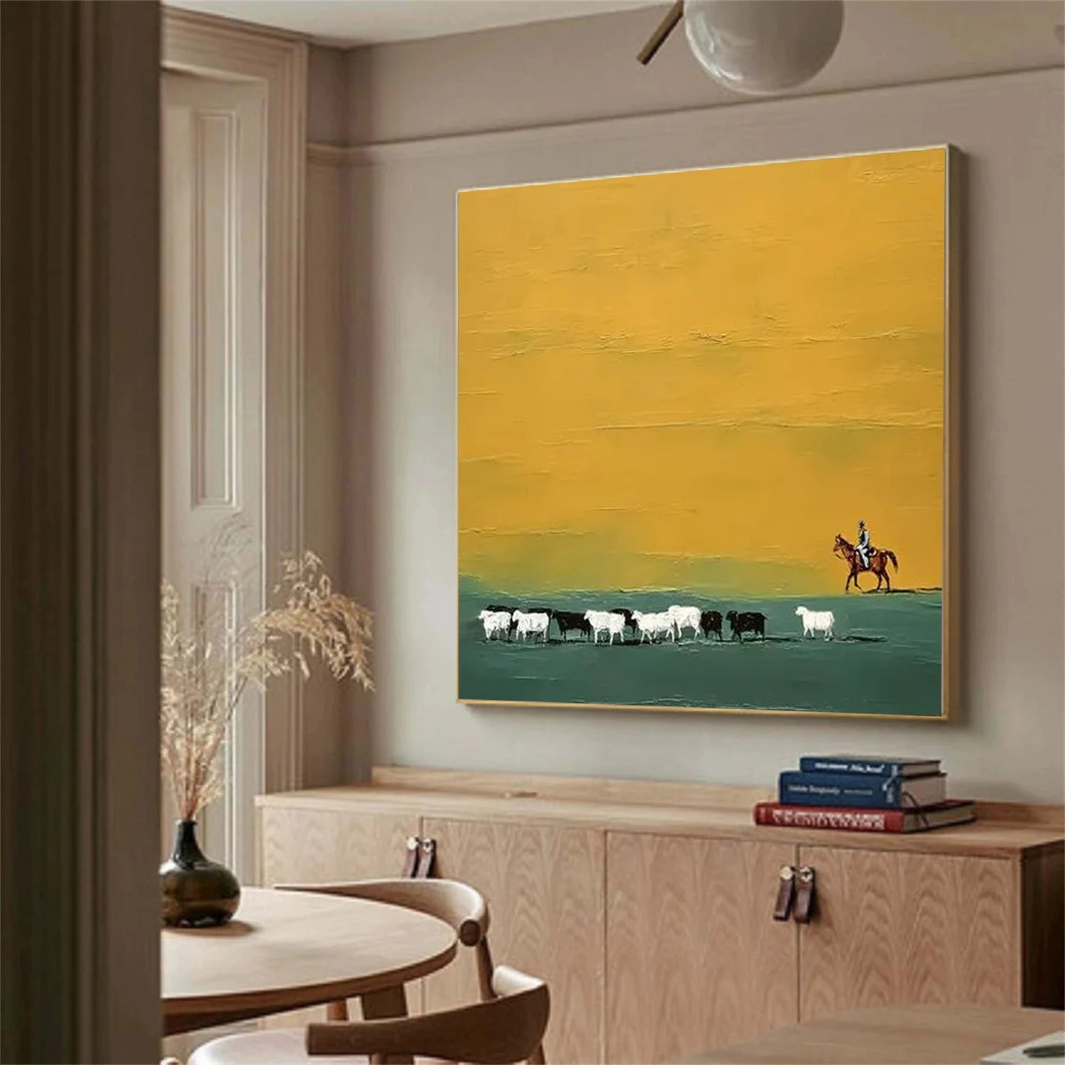 Abstract Animal Horse Wall Art #AC076