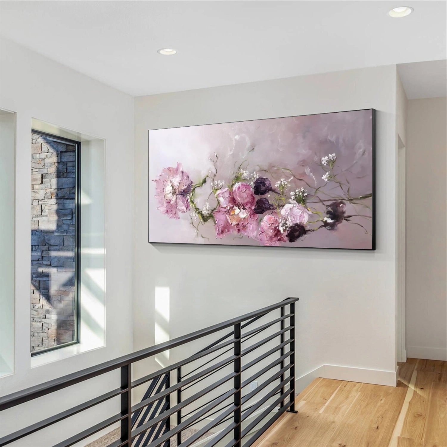 Colorful Flower Abstract Wall Art #FP144