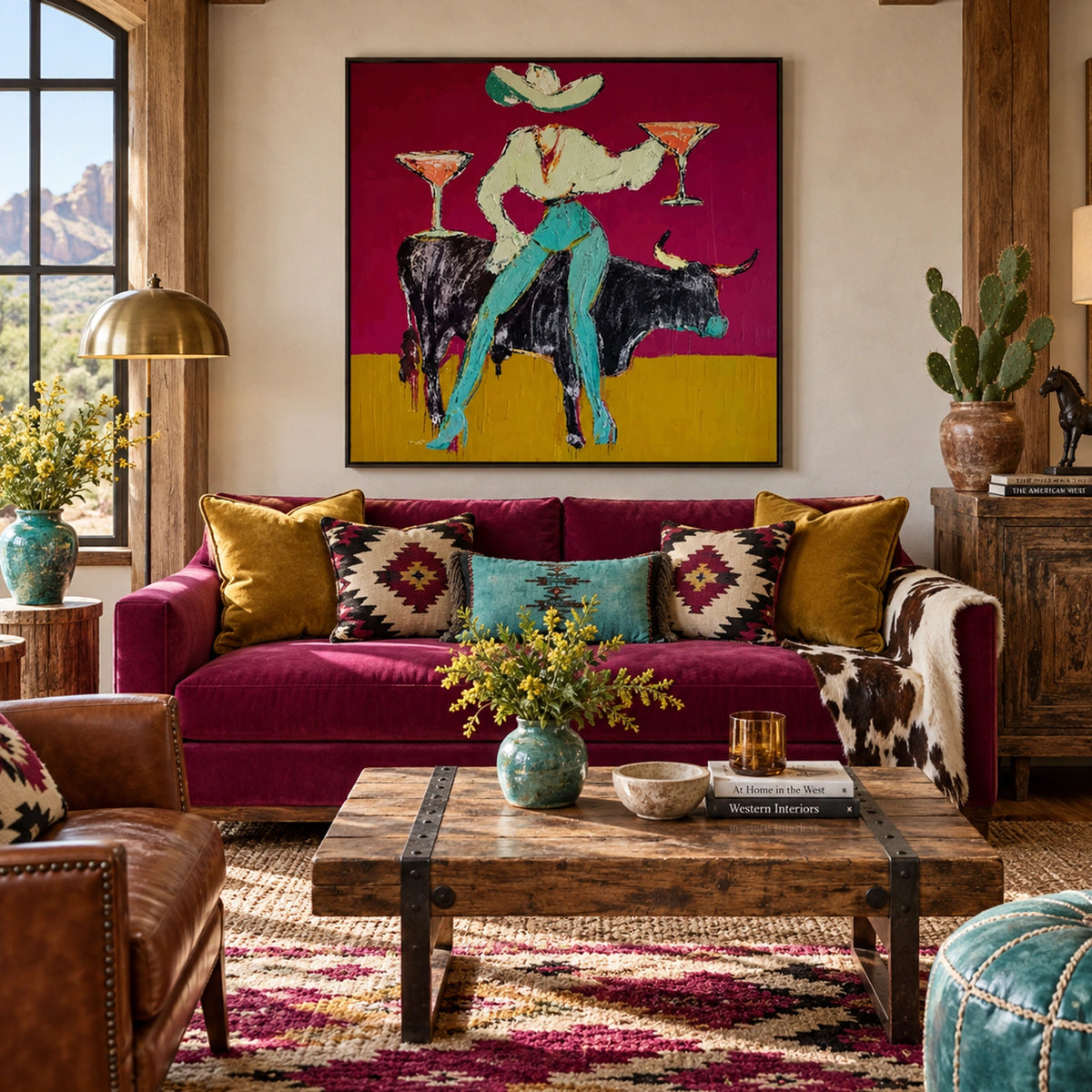 American Western Cowboy Art #VT261