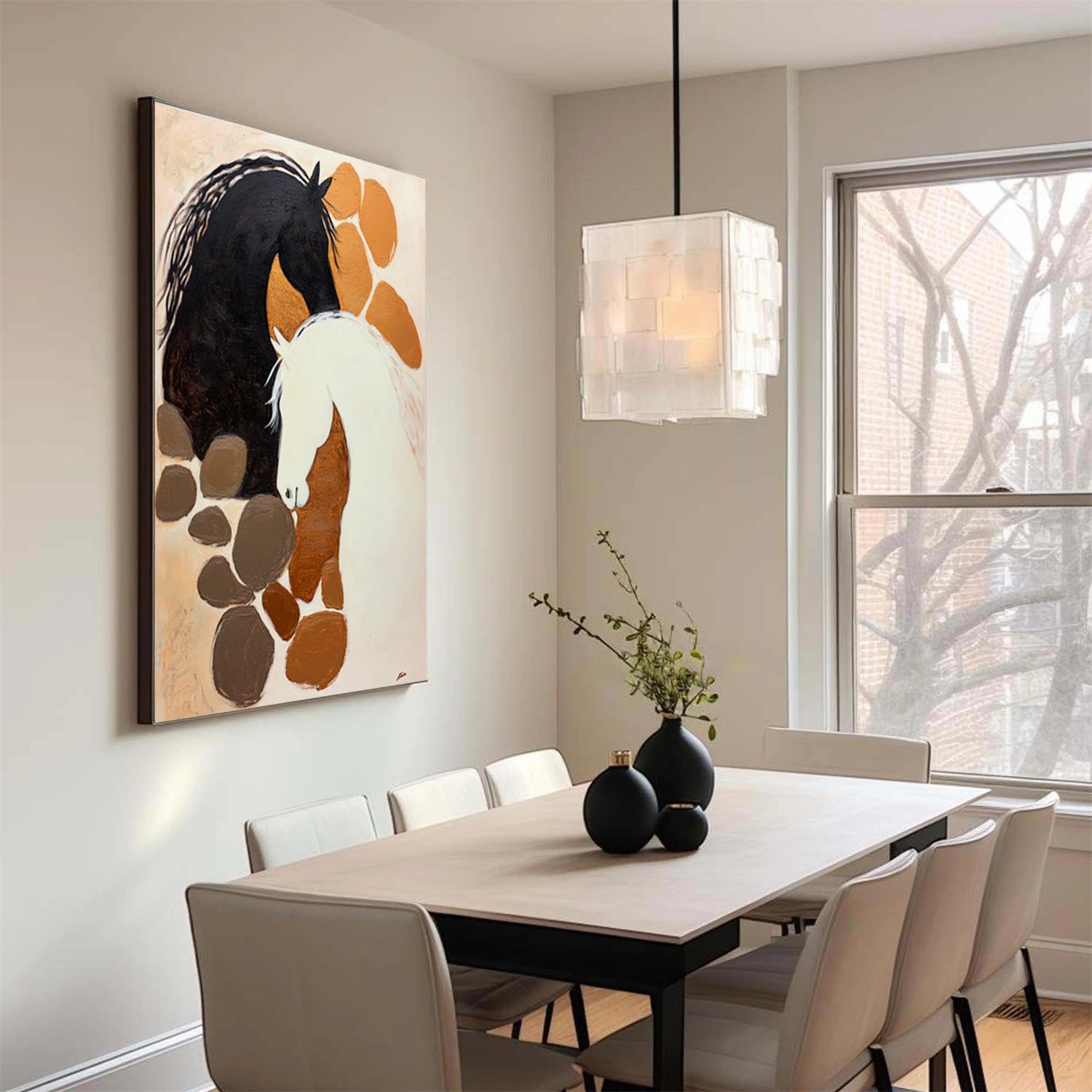 Abstract Animal Horse Wall Art #AC088