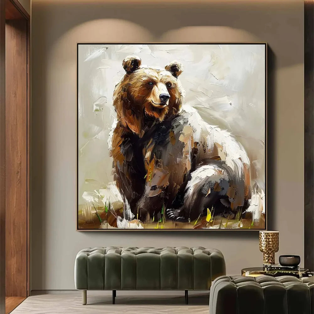 Animal Canvas Art Painting #AC018