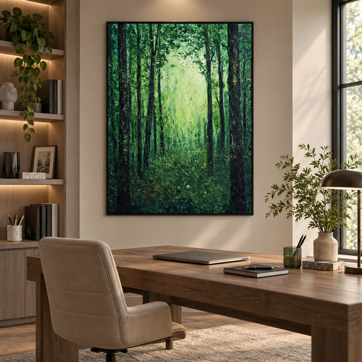 Tree Abstract Textured Wall Art #TP124
