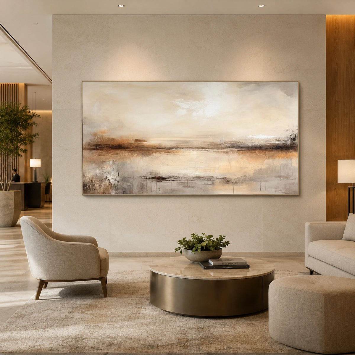 Abstract Canvas Wall Art #AP409