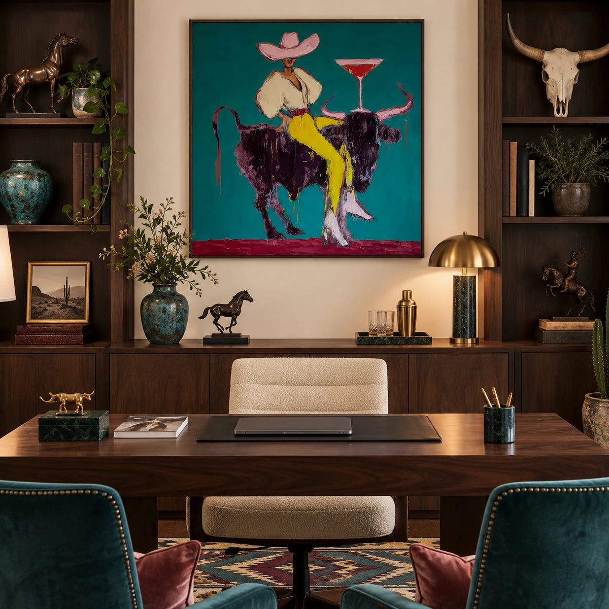 American Western Cowboy Art #VT264
