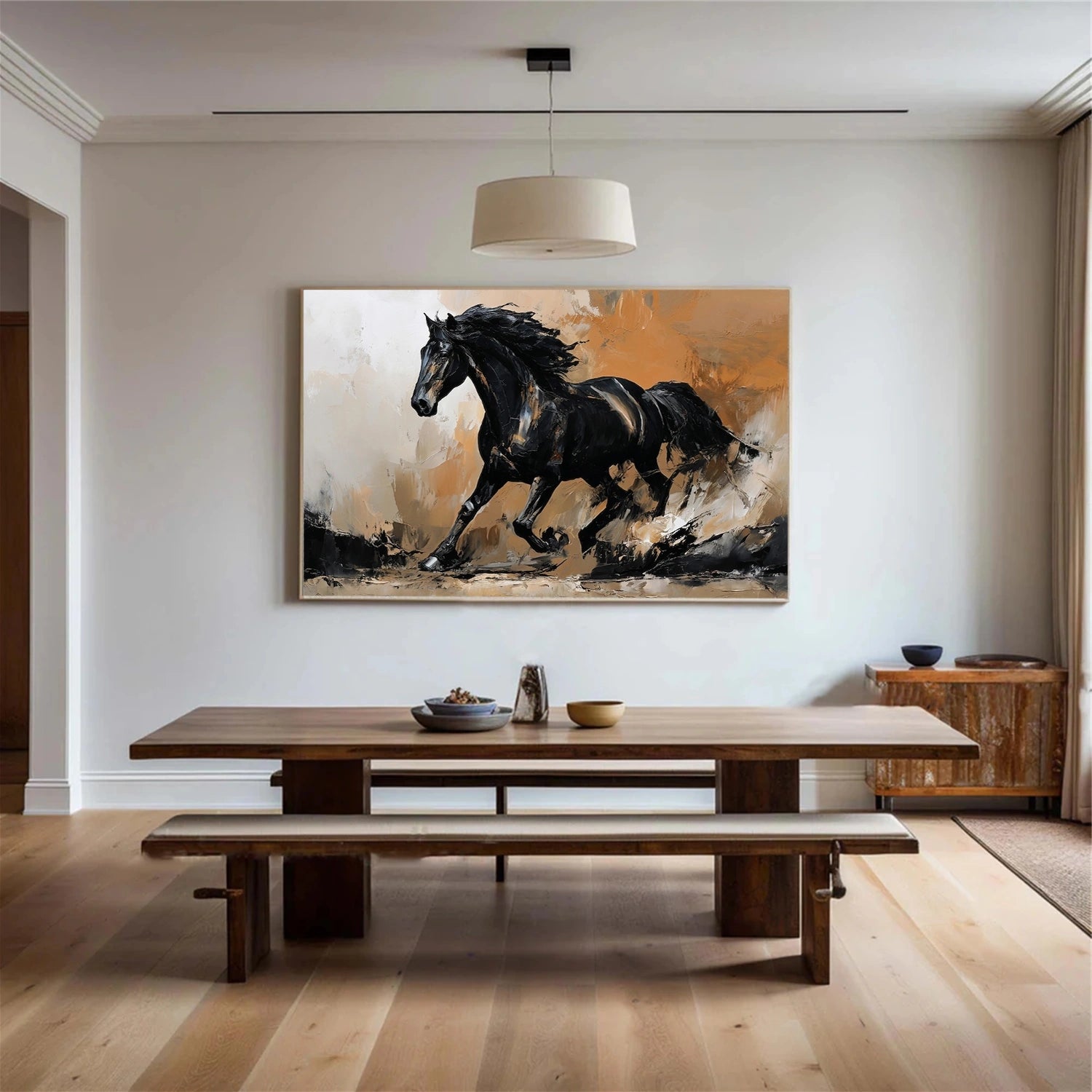 Abstract Animal Horse Wall Art #AC117