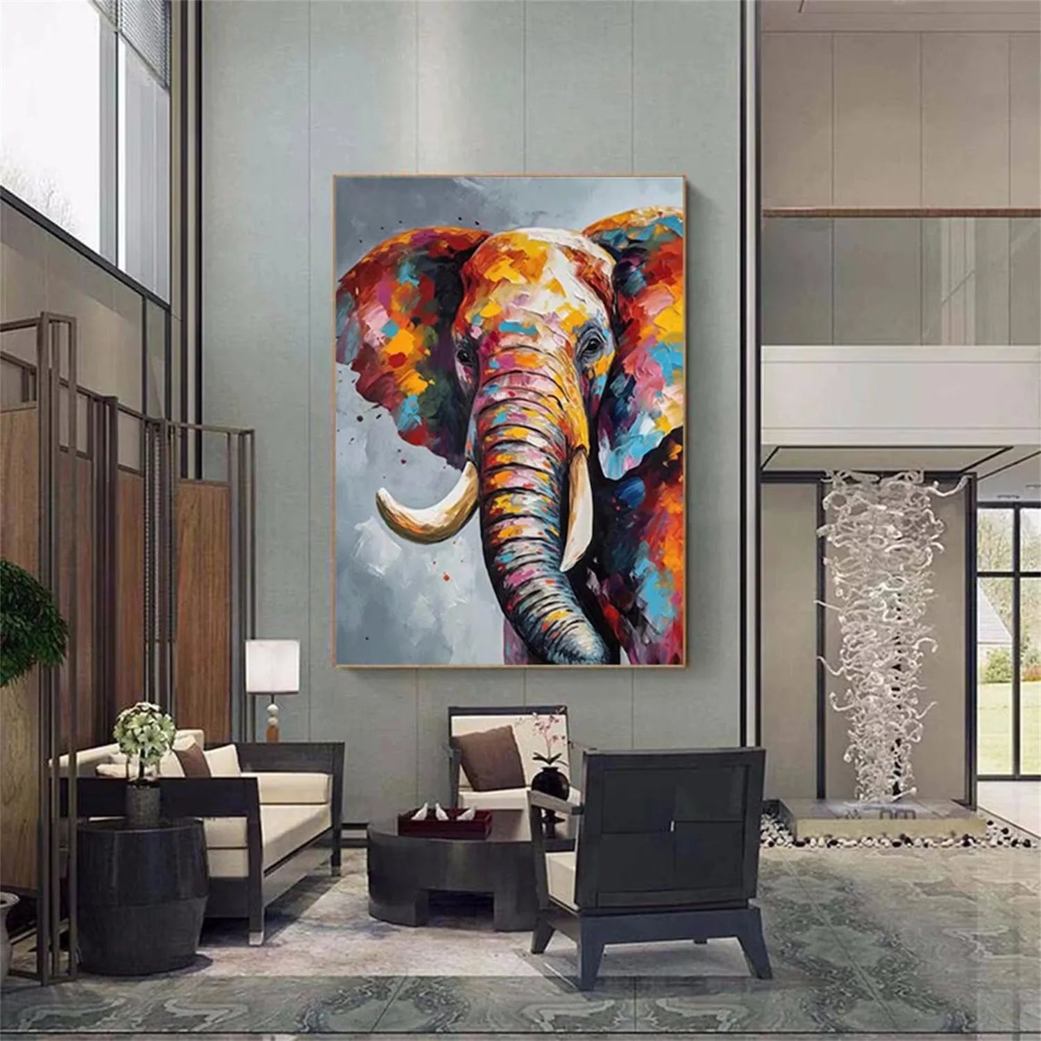 Animal Canvas Art Painting #AC008