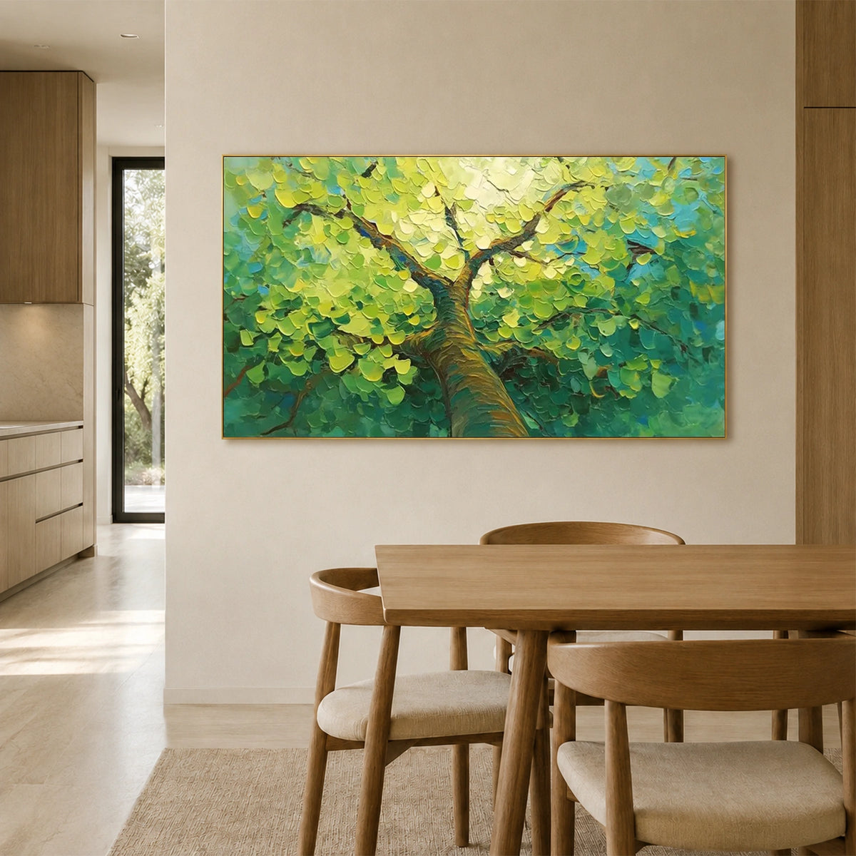 Tree Abstract Textured Wall Art #TP122