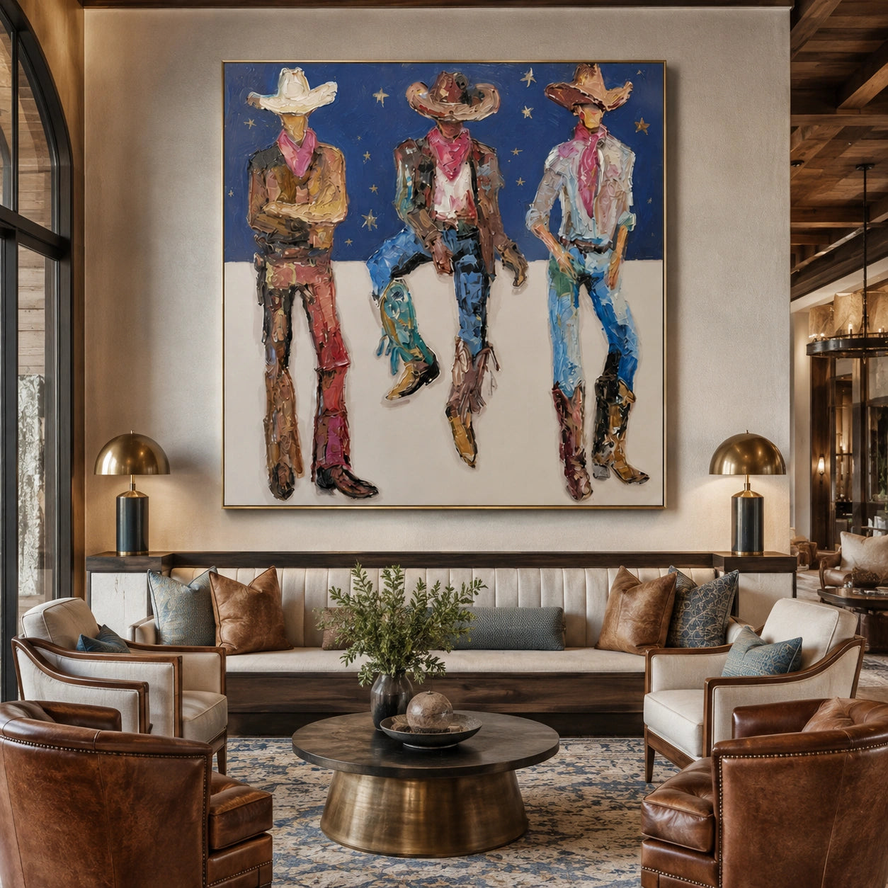 American Western Cowboy Art #VT245