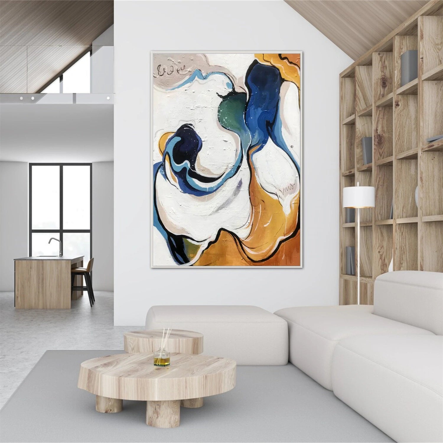 Abstract Canvas Wall Art #AP254