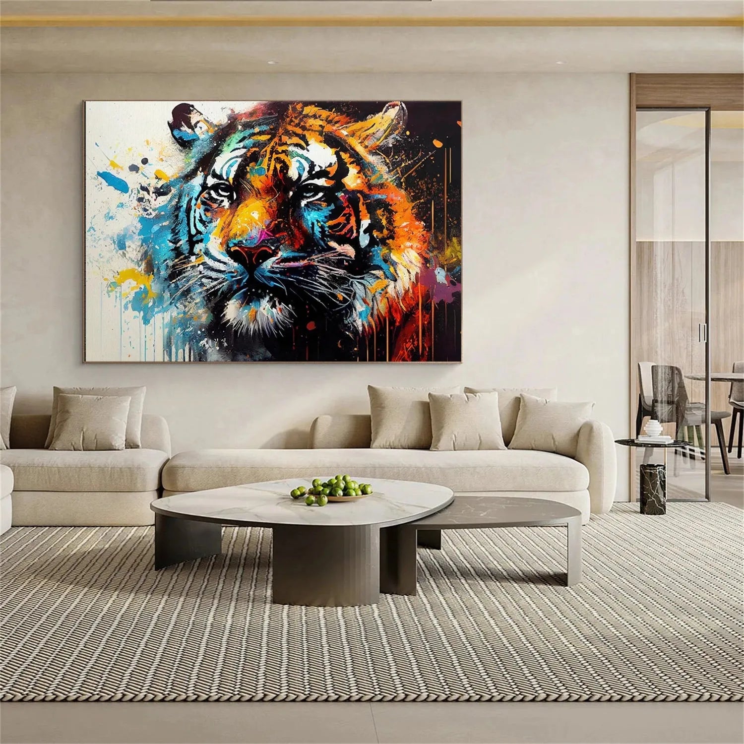 Animal Canvas Art Painting #AC015