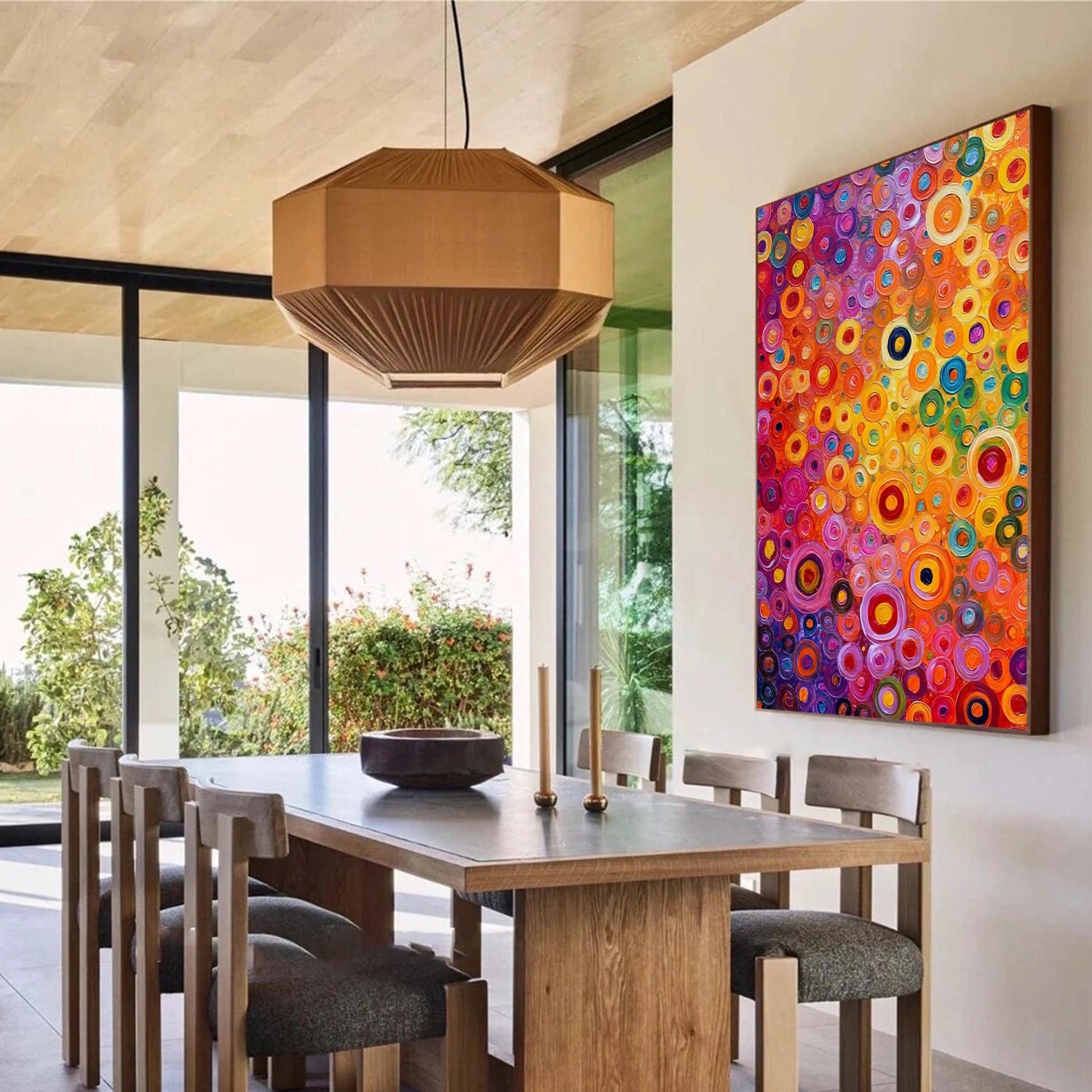 Colorful Abstract Canvas Wall Art #AP366