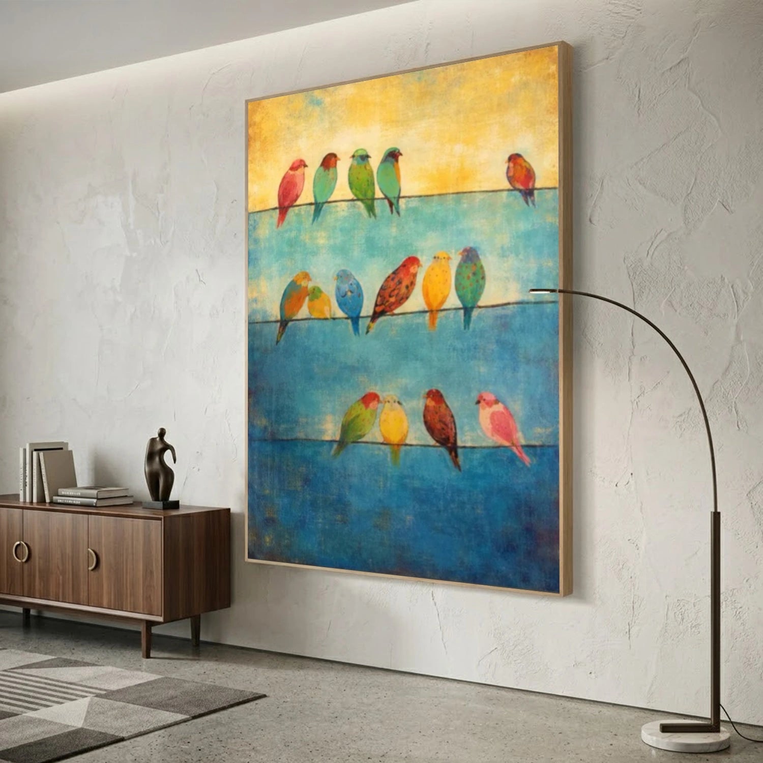 Abstract Animal Bird Wall Art #AC130