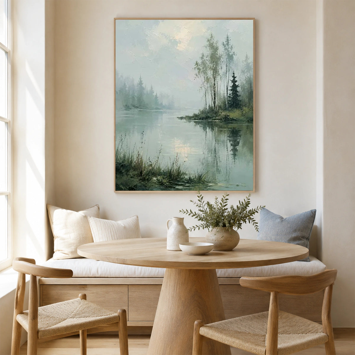 Ocean And Sky Abstract Wall Art #OS229