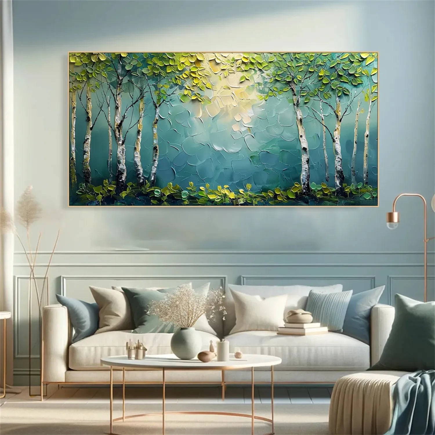 Tree Textured Painting Canvas #TP006