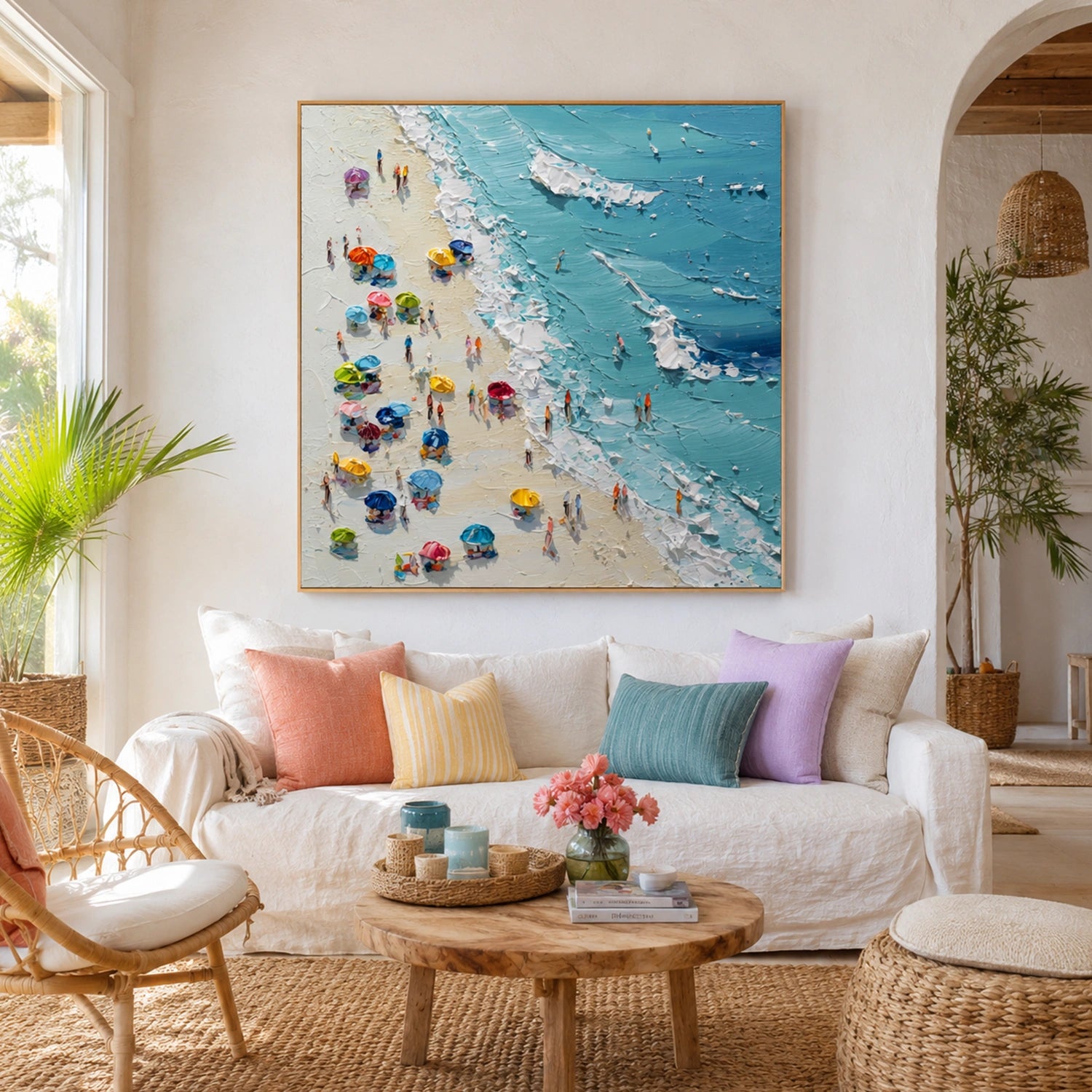 Ocean Abstract Textured Wall Art #OP076