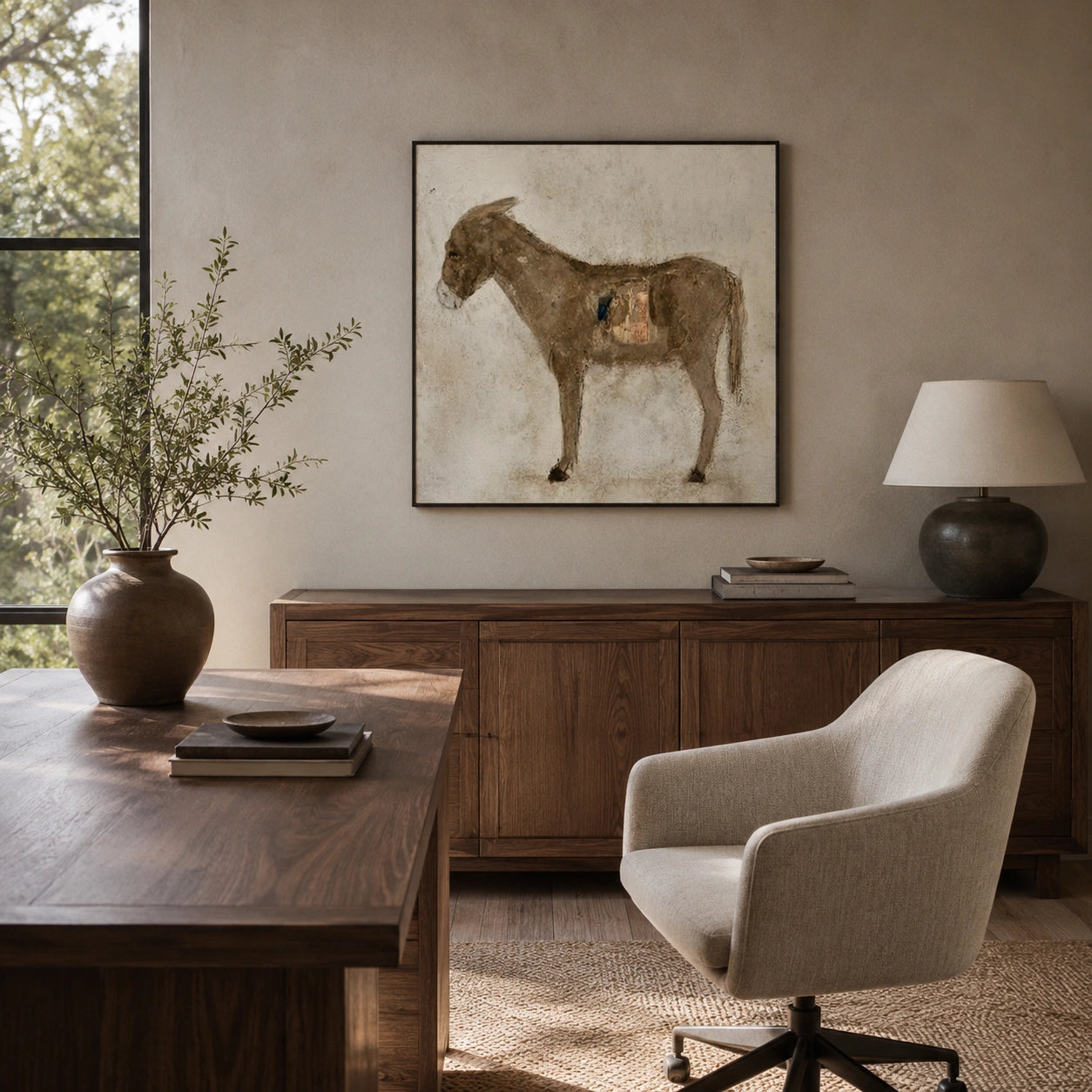 Abstract Animal Horse Wall Art #AC144