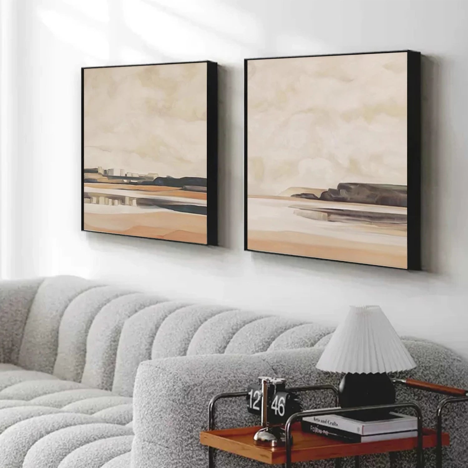 Abstract Canvas Wall Art Set of 2 #AP323