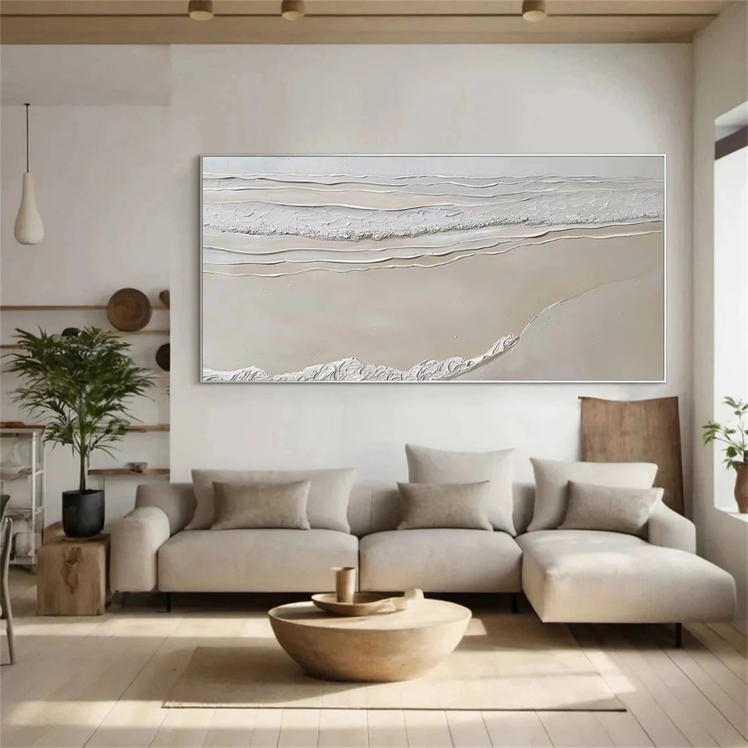 Ocean Abstract Textured Wall Art #OP037