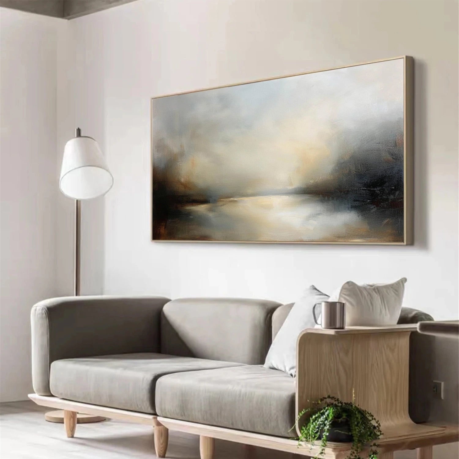 Abstract Canvas Wall Art #AP373