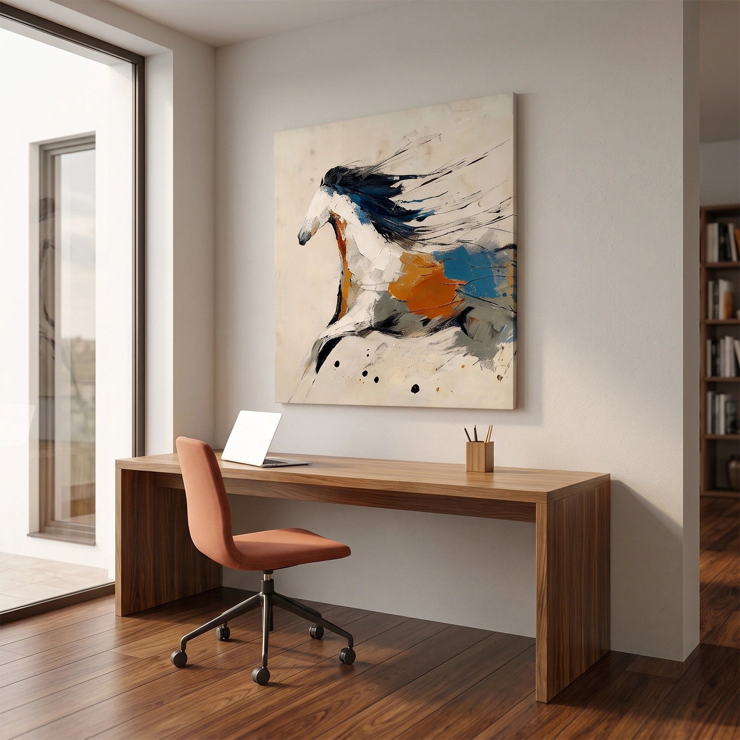 Abstract Animal Horse Wall Art #AC133