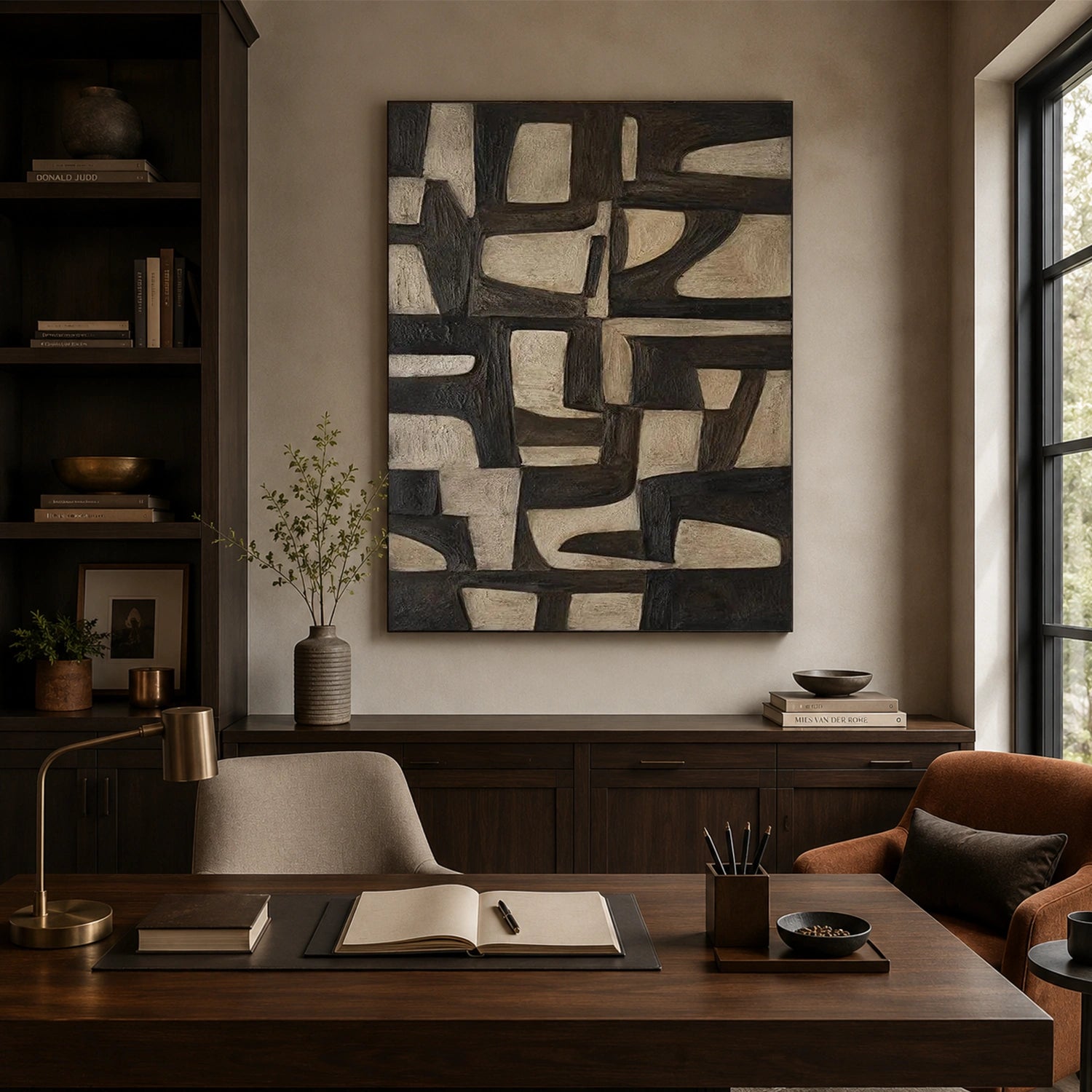 Abstract Canvas Wall Art #AP395