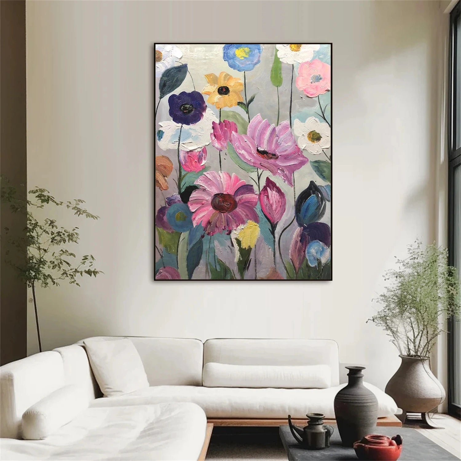 Flower Abstract Wall Art #FP111