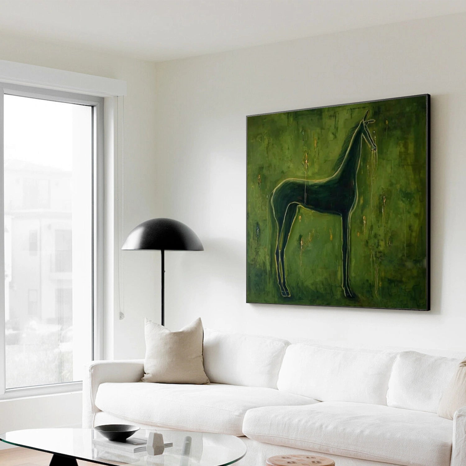 Abstract Animal Horse Wall Art #AC089