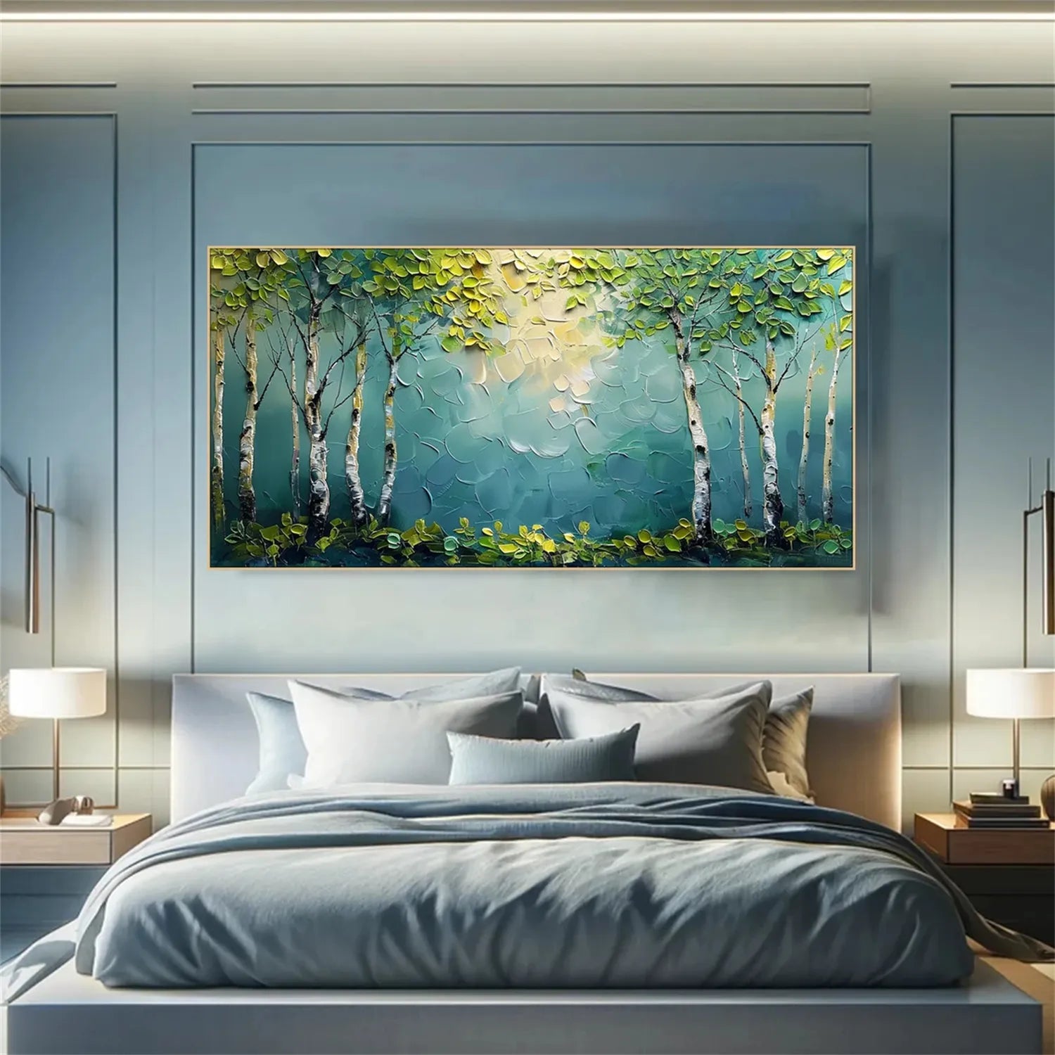 Tree Textured Painting Canvas #TP006