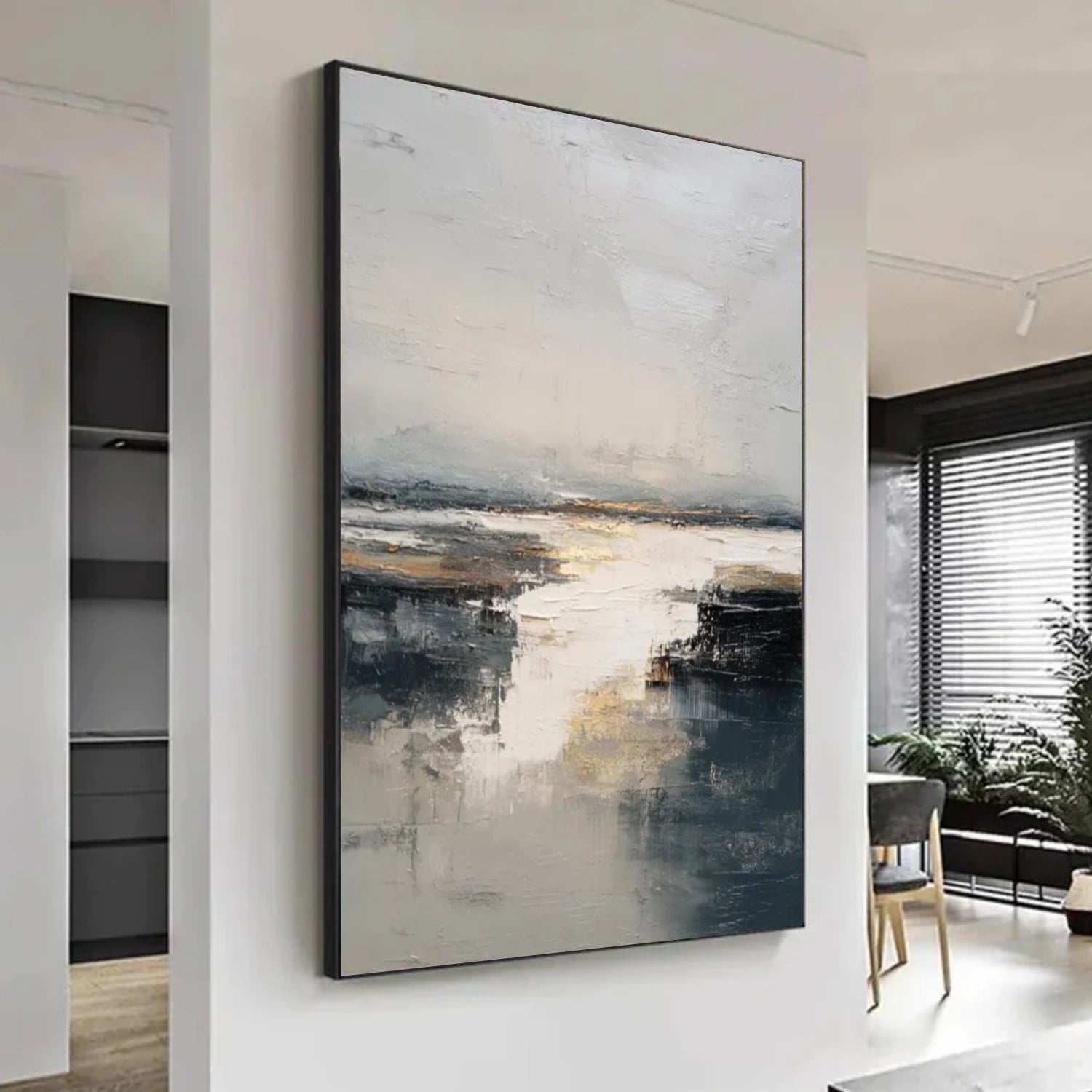Abstract Canvas Wall Art #AP294