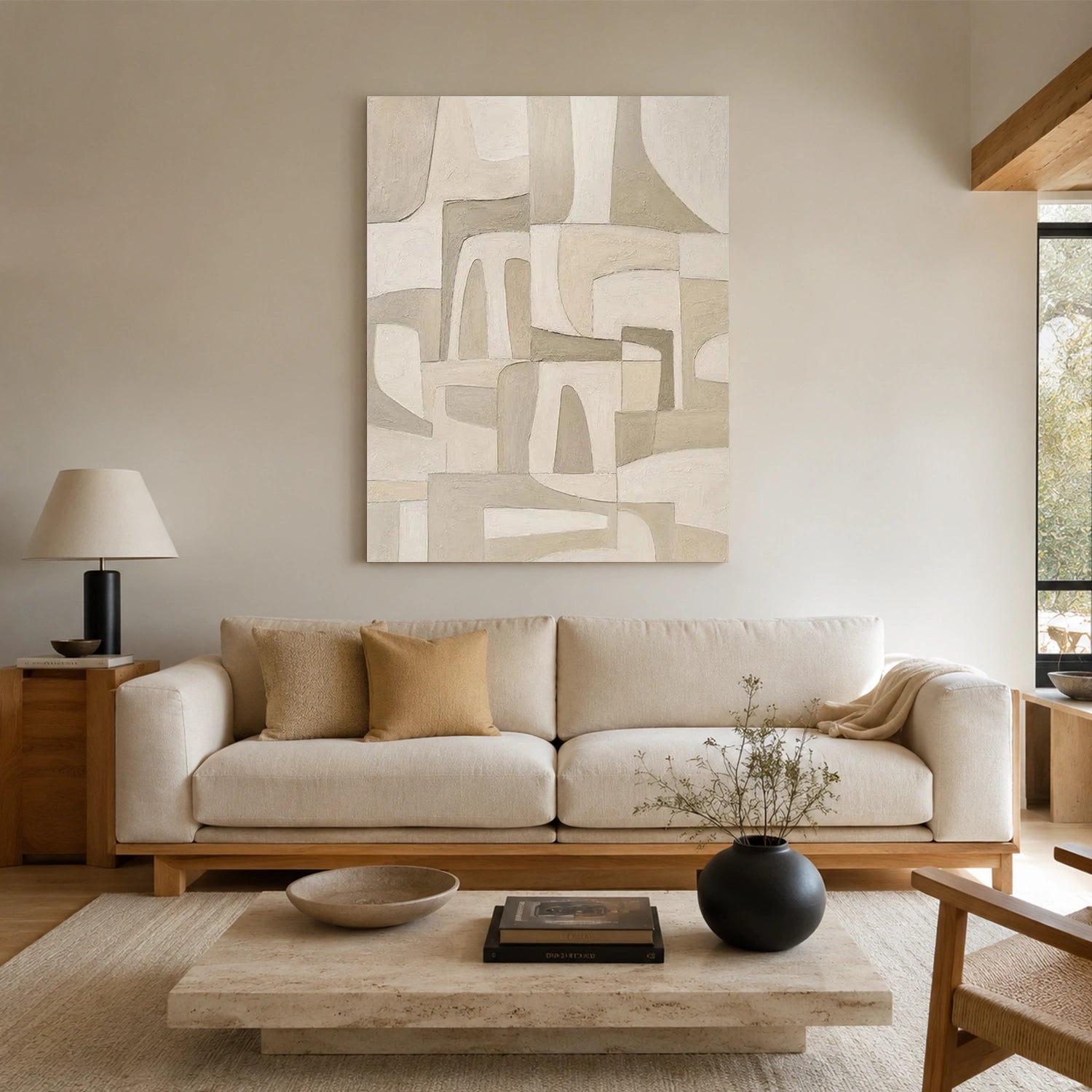 Abstract Canvas Wall Art #AP396