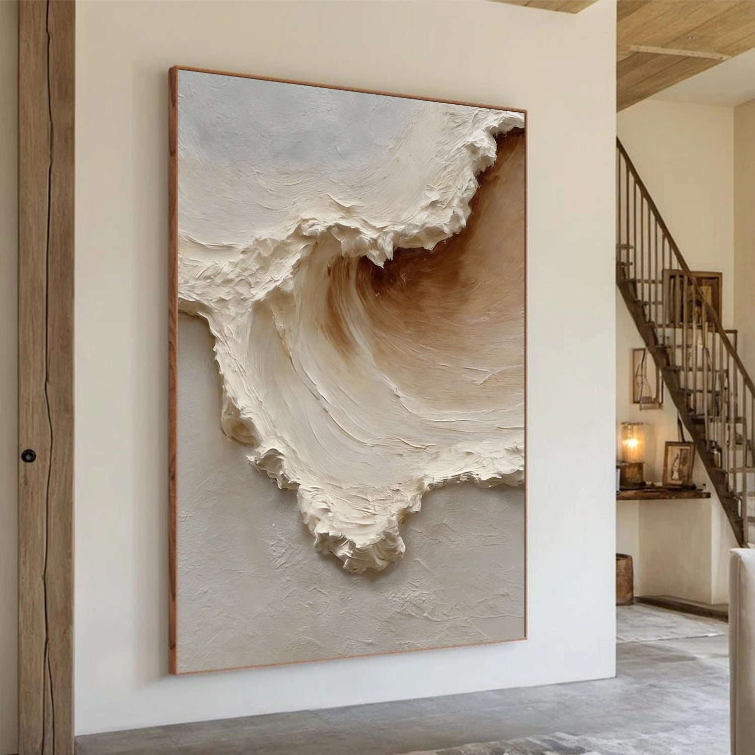 Ocean Abstract Textured Wall Art #OP046