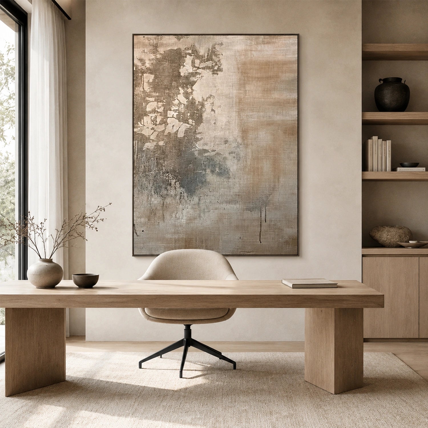 Abstract Canvas Wall Art #AP398