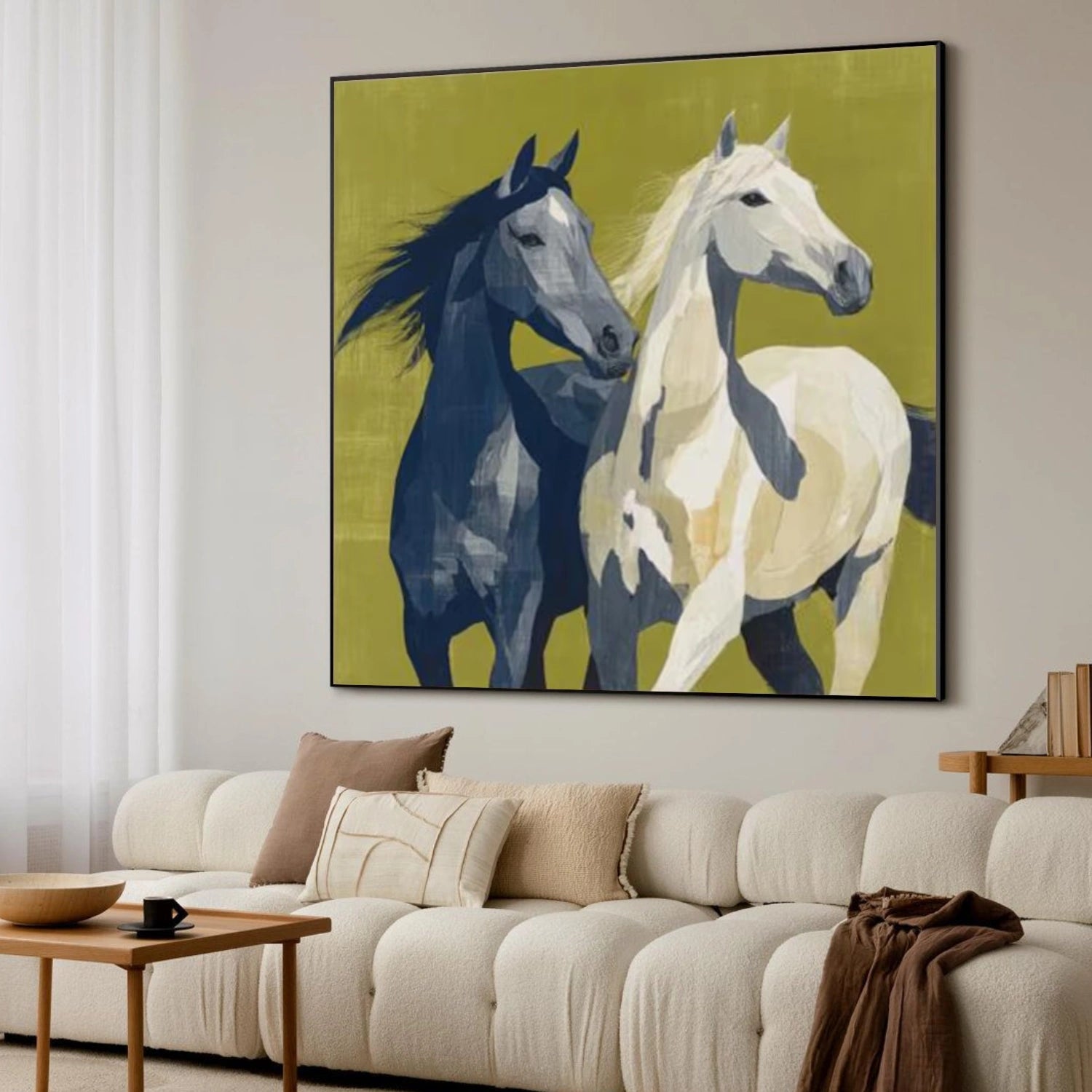 Abstract Animal Horse Wall Art #AC067