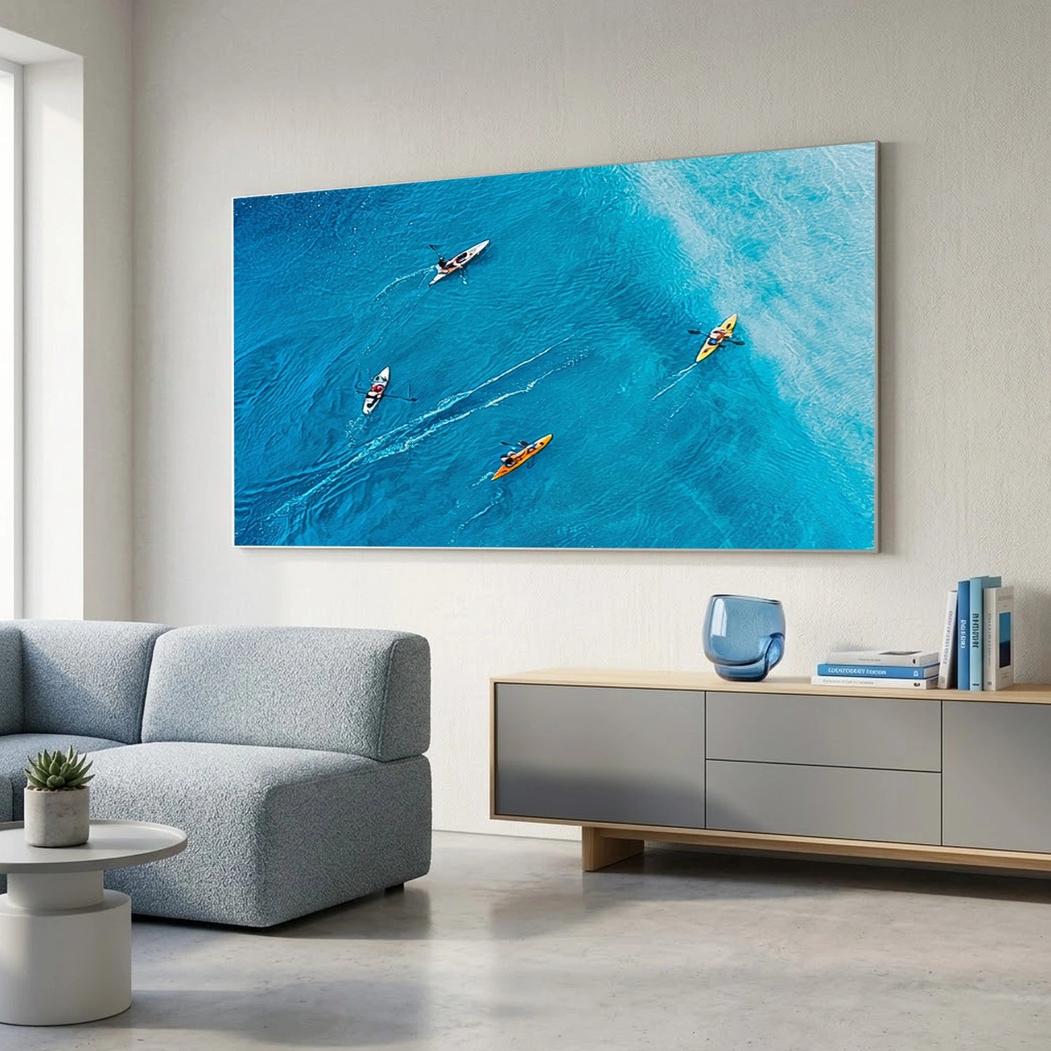 Surfing Sport Textured Wall Art #MS126