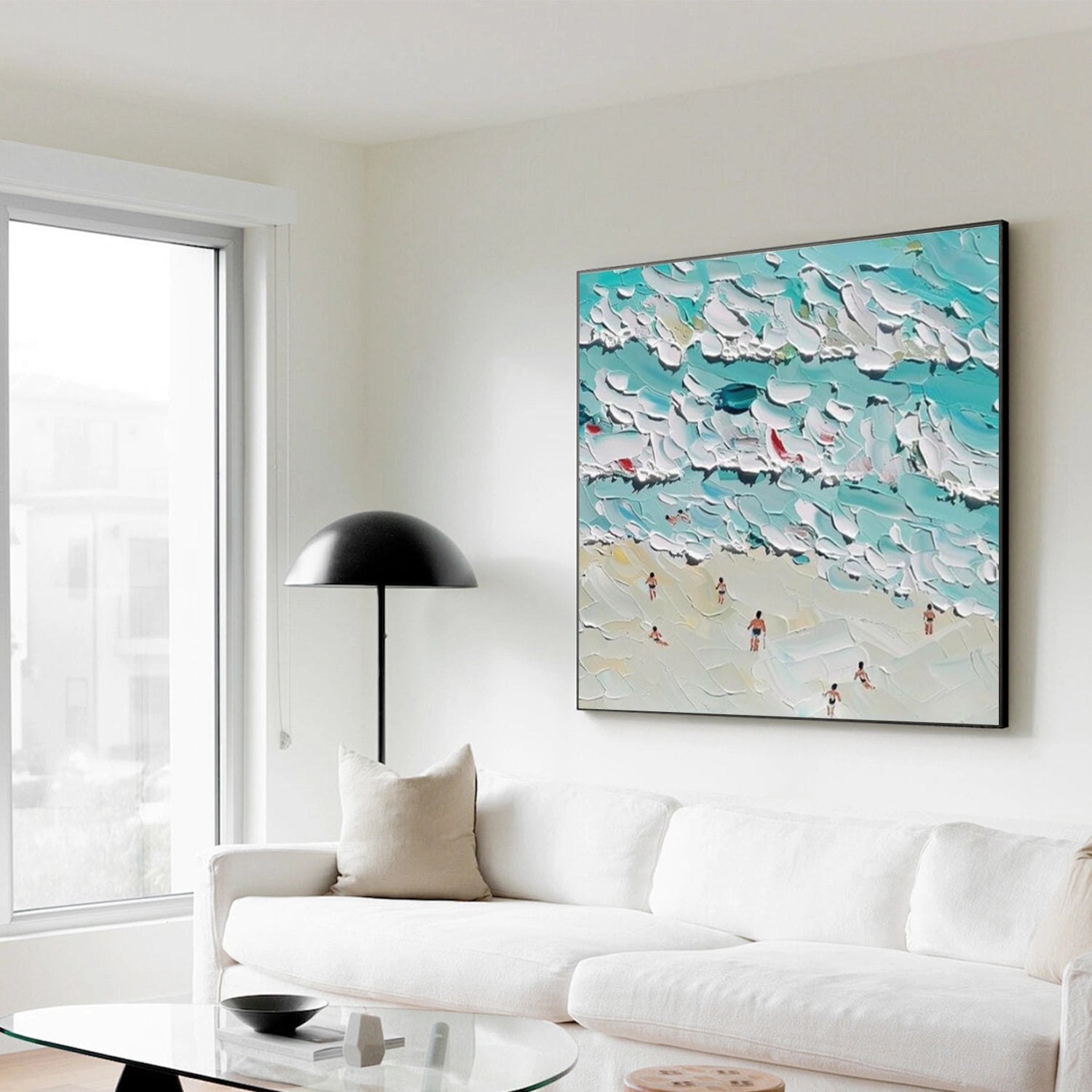 Swimming Sport Textured Wall Art #MS101