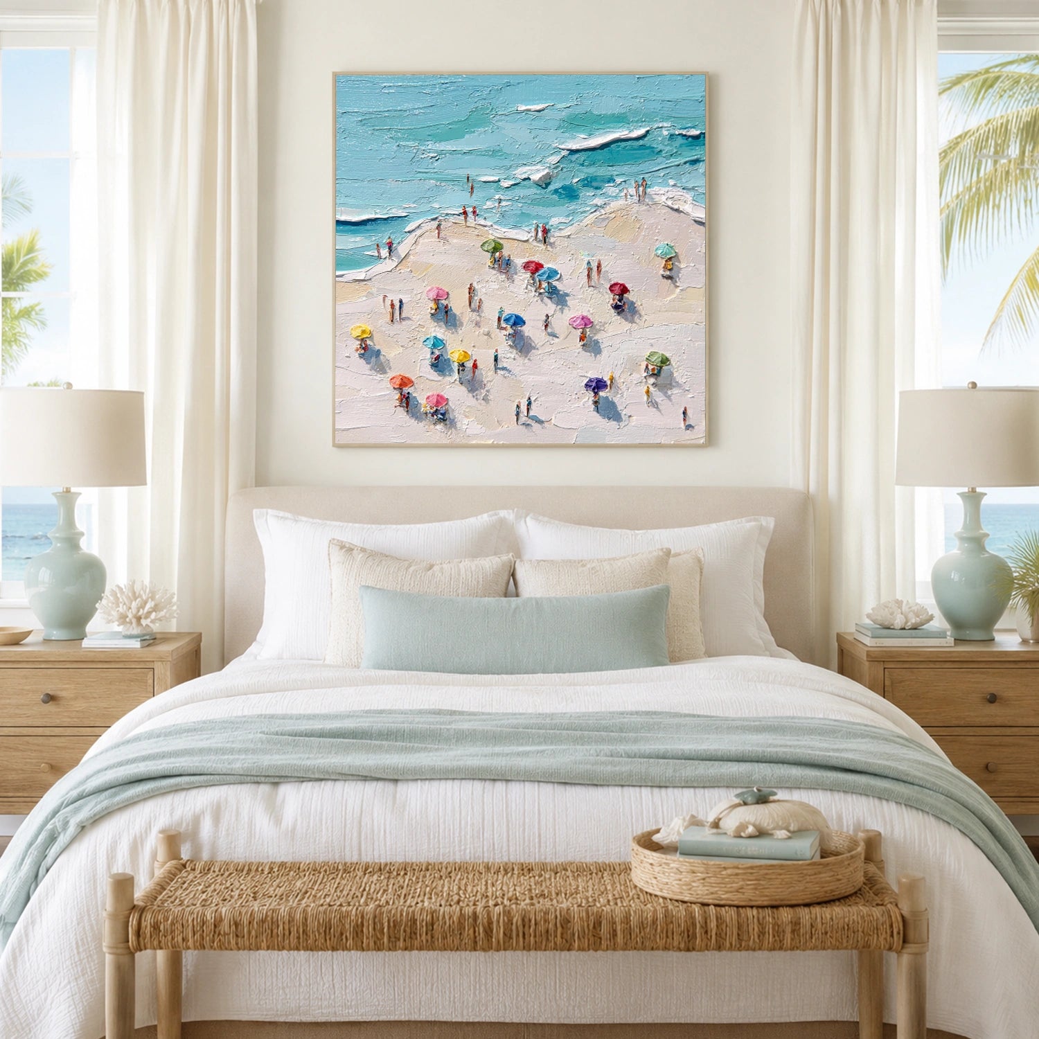 Ocean Abstract Textured Wall Art #OP077