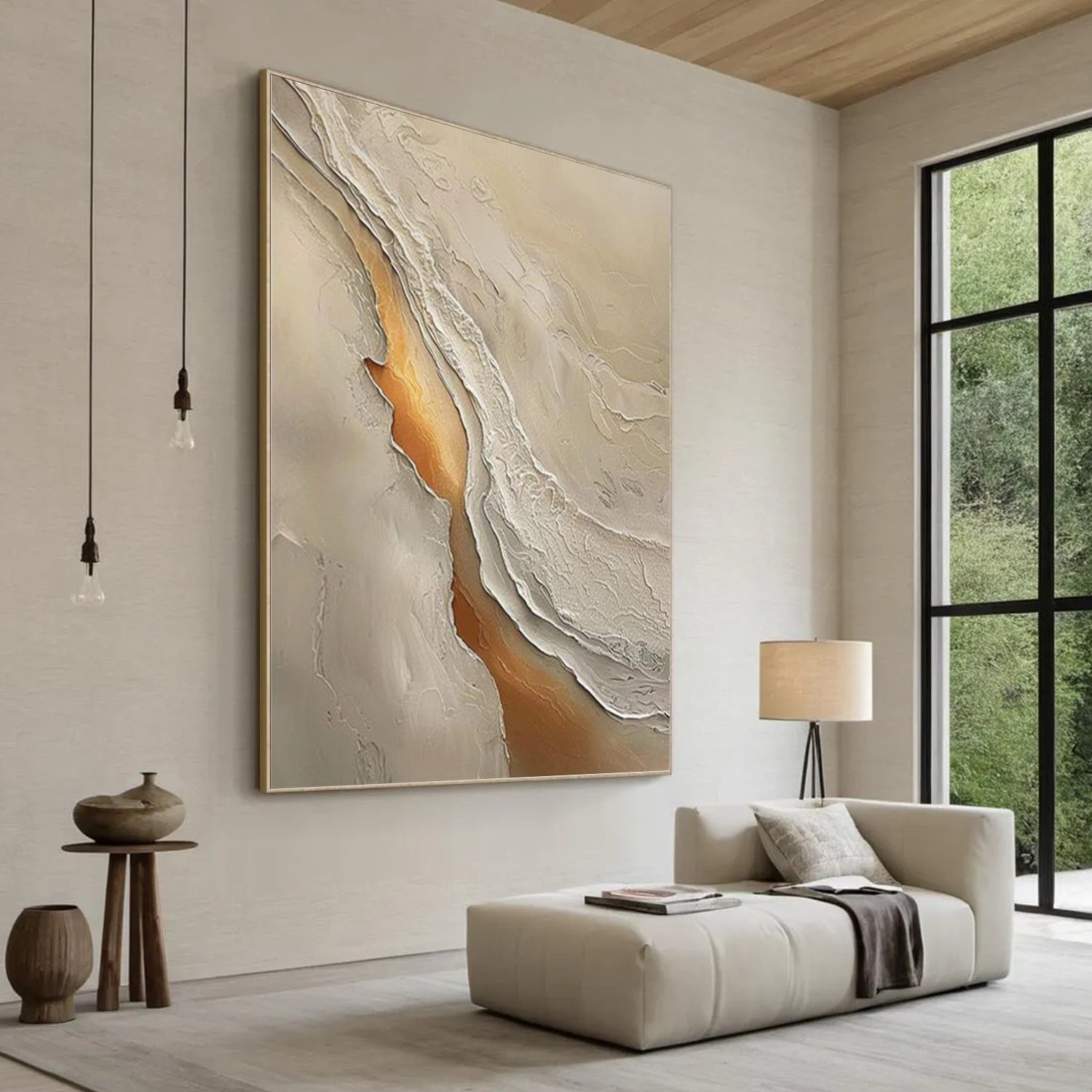 Ocean Abstract Textured Wall Art #OP049