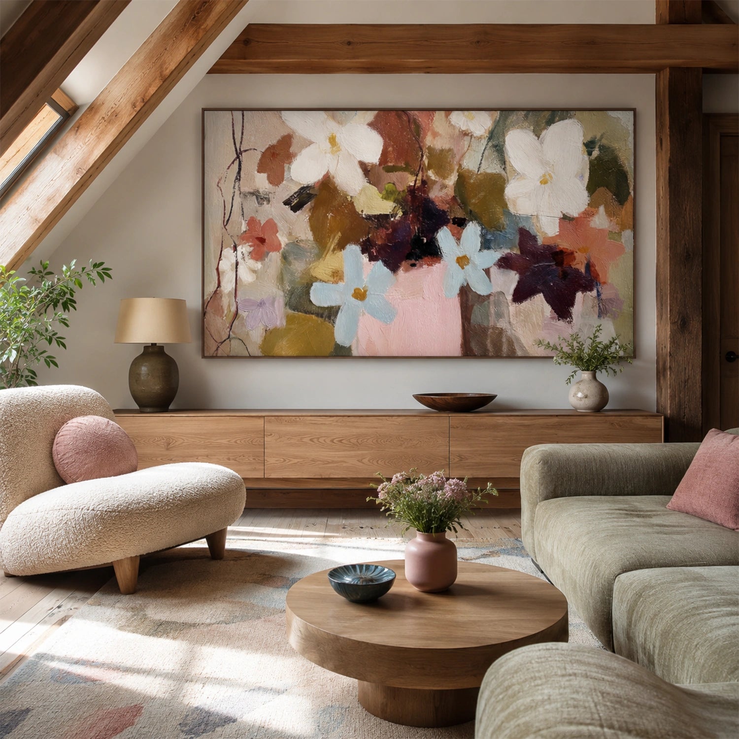 Flower Abstract Wall Art #FP205