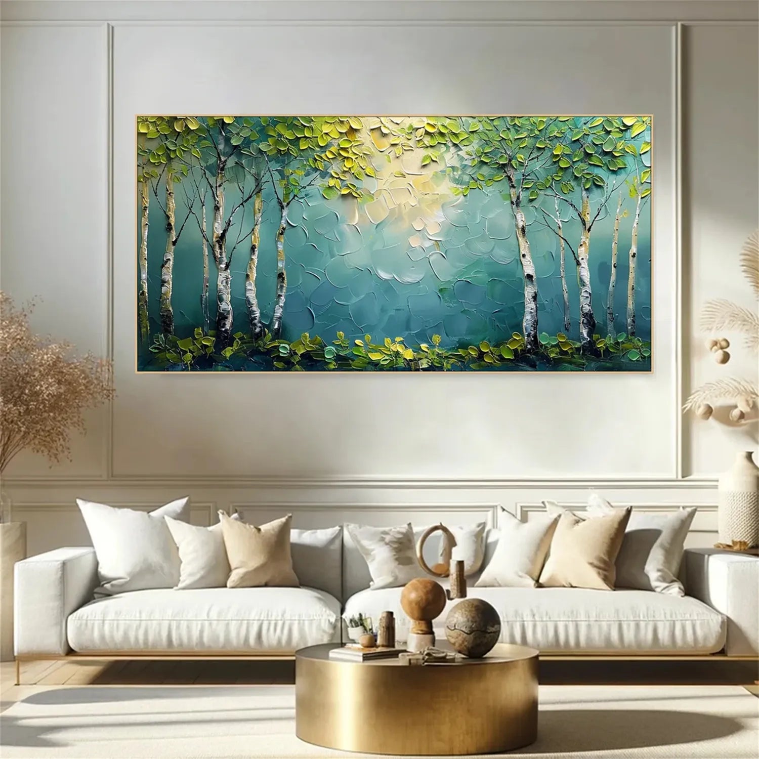 Tree Textured Painting Canvas #TP006