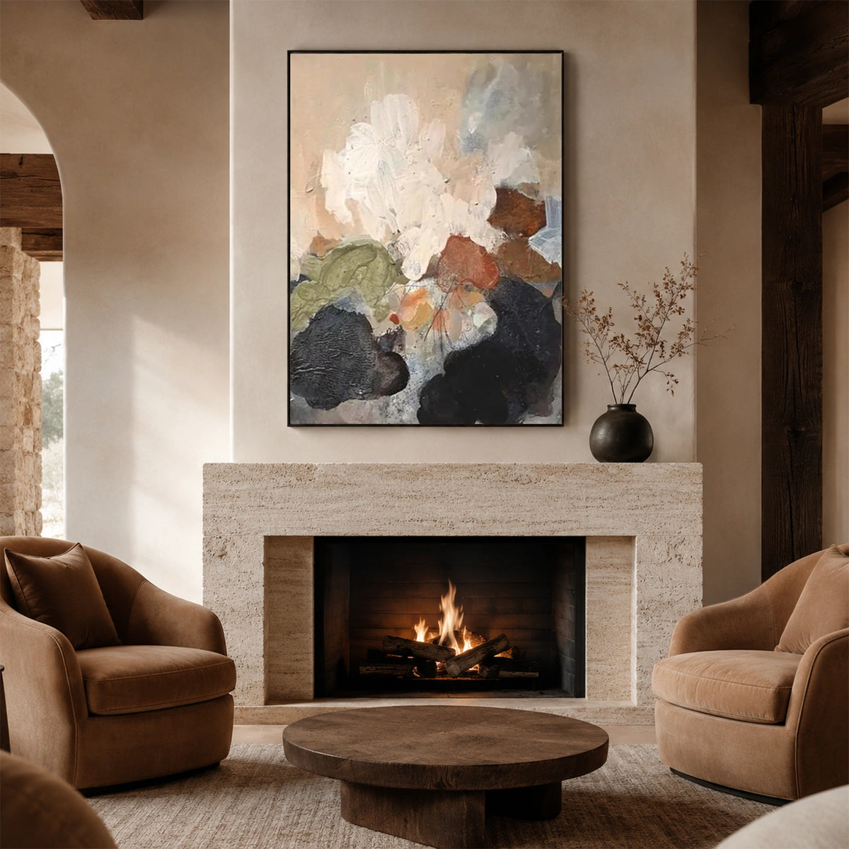 Abstract Textured Wall Art #AT194