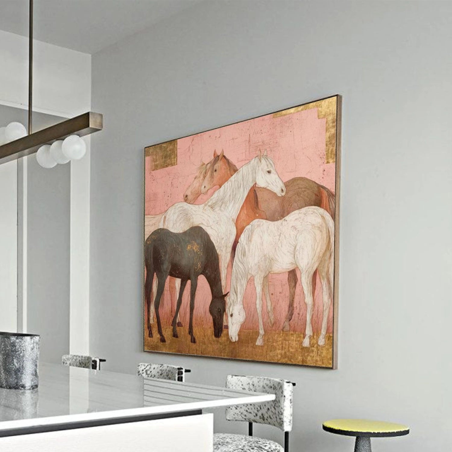 Abstract Animal Horse Wall Art #AC090
