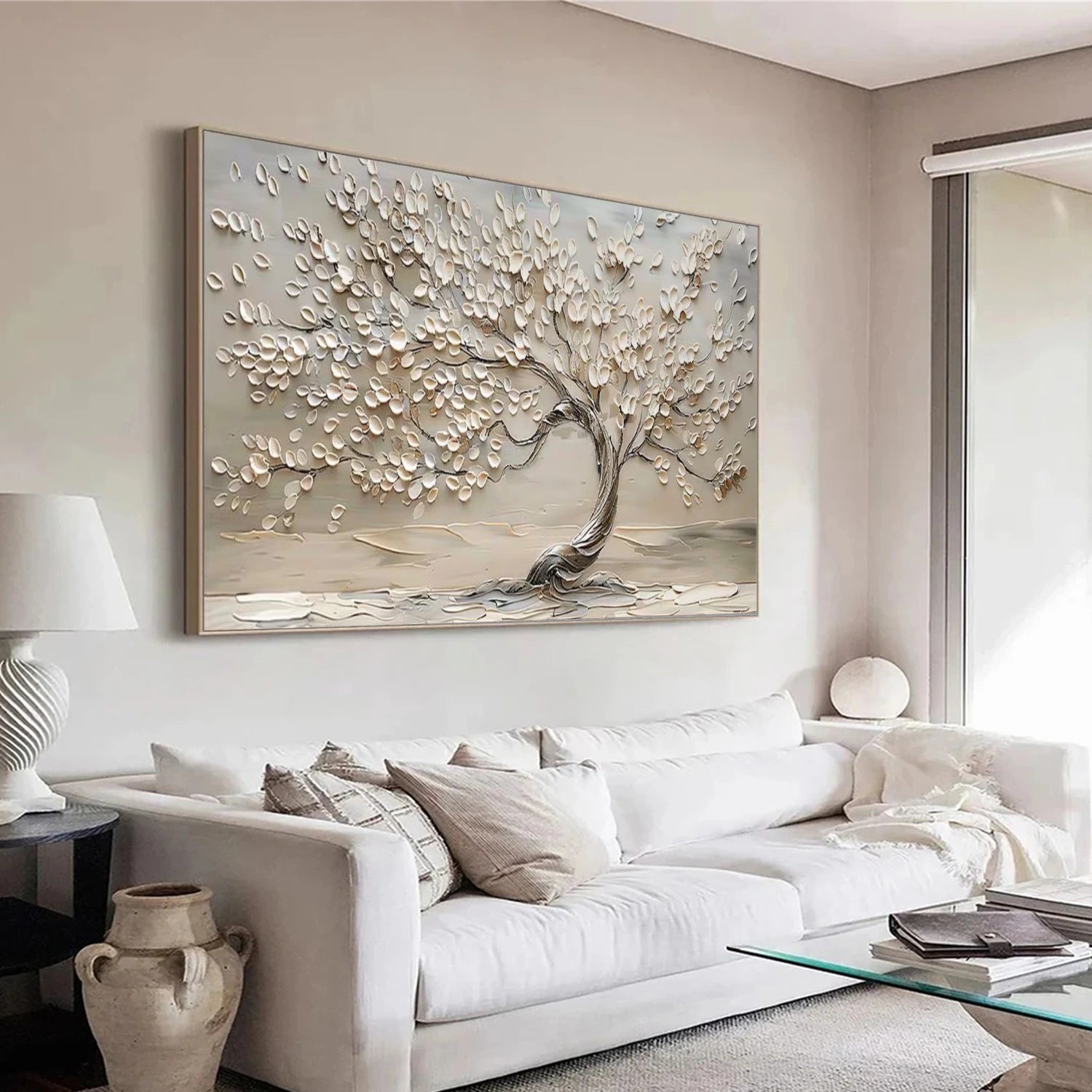 Tree Abstract Textured Wall Art #TP093